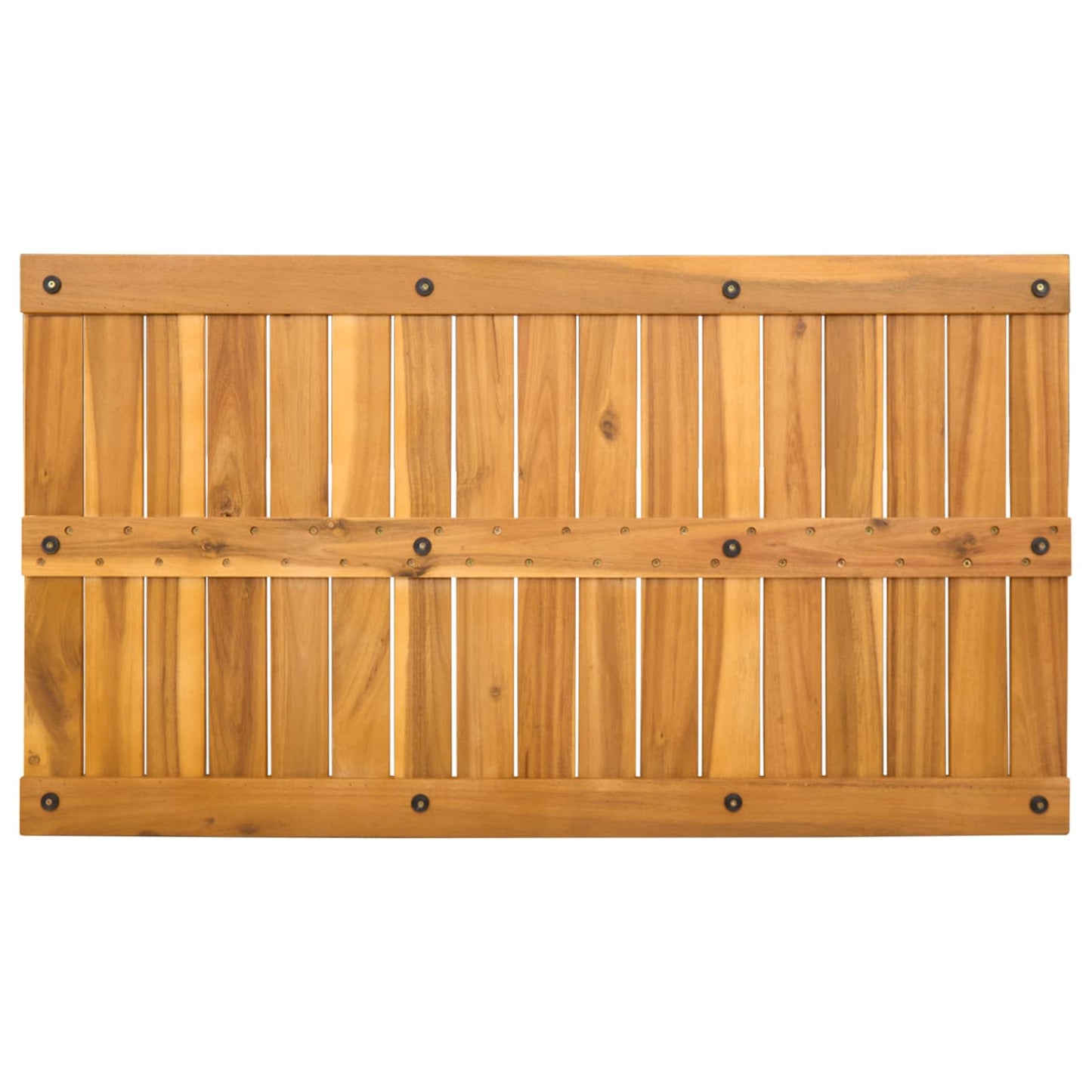 Fürdőszoba szőnyeg Egyszínű Barna 100 x 55 cm Tömör Akácfa