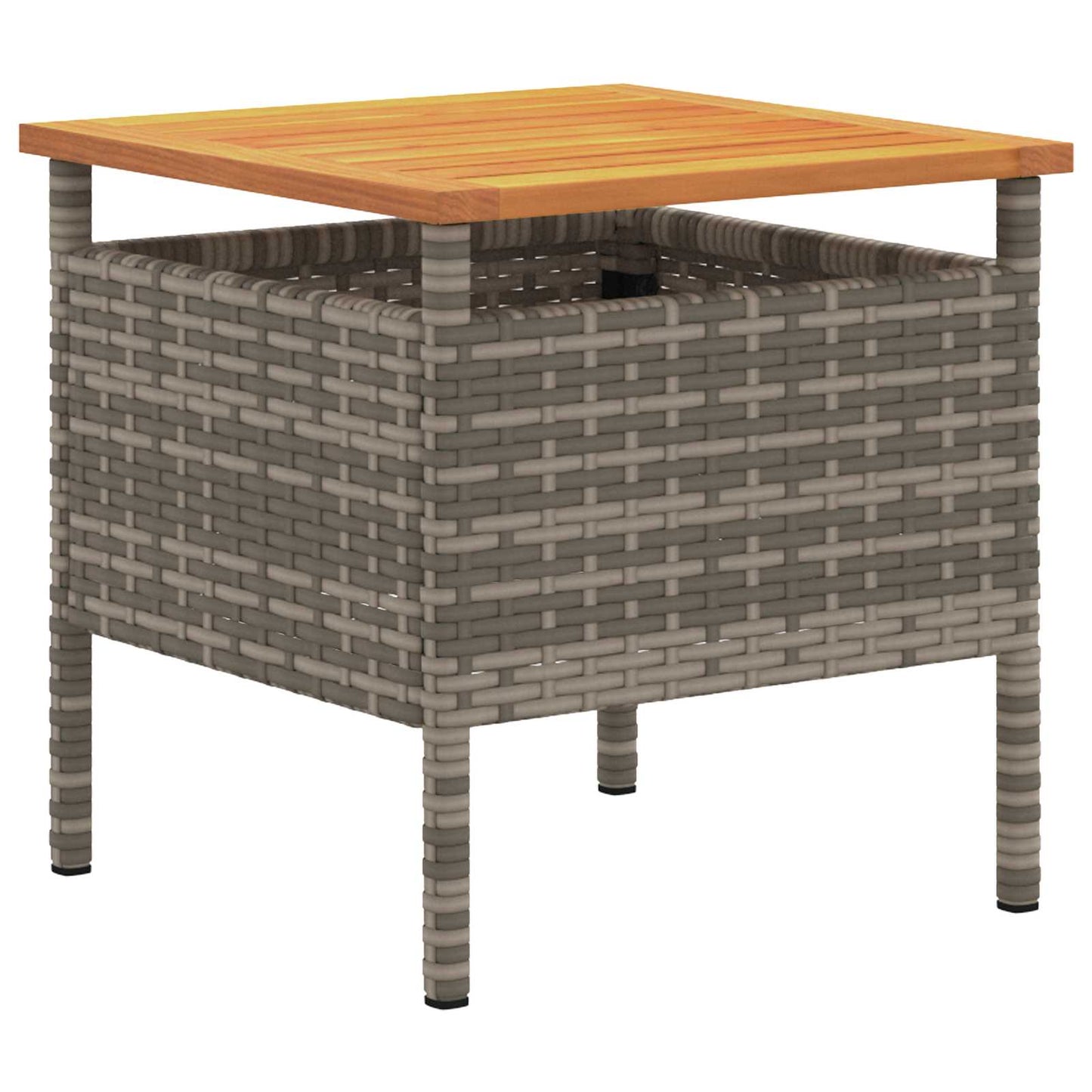 Kert Bistro Készlet 3 pcs Szürke polirattan