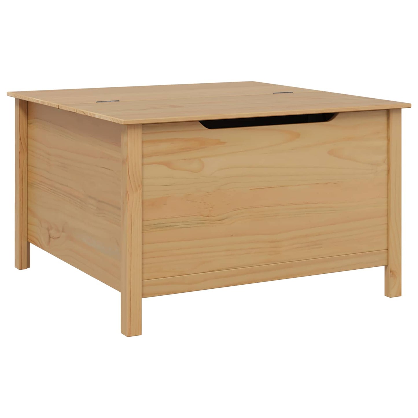 Dohányzóasztal HILL Méz barna 79.5 x 79.5 x 49 cm Tömör fenyőfa