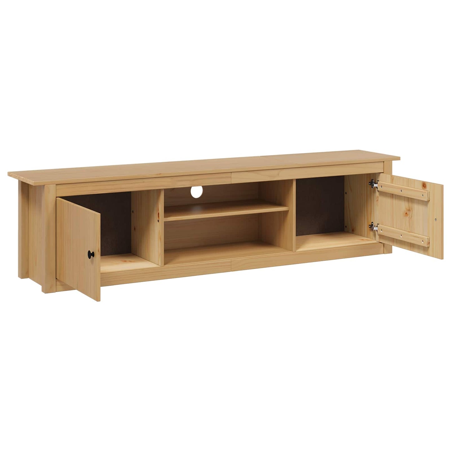 TV állvány HILL Méz barna 158 x 40 x 39.5 cm Tömör fenyő