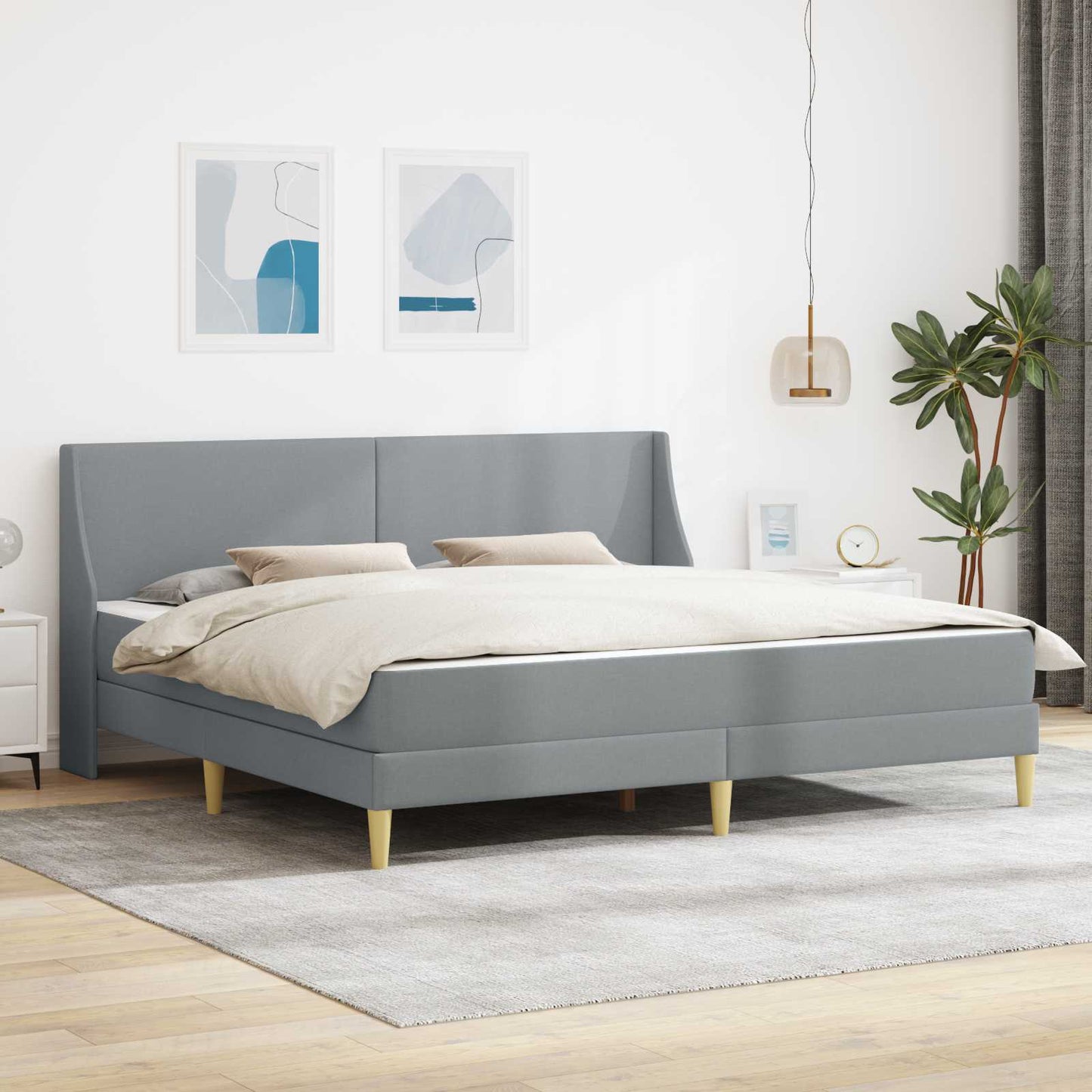Ágykeret matraccal fejtámlával Poliészter