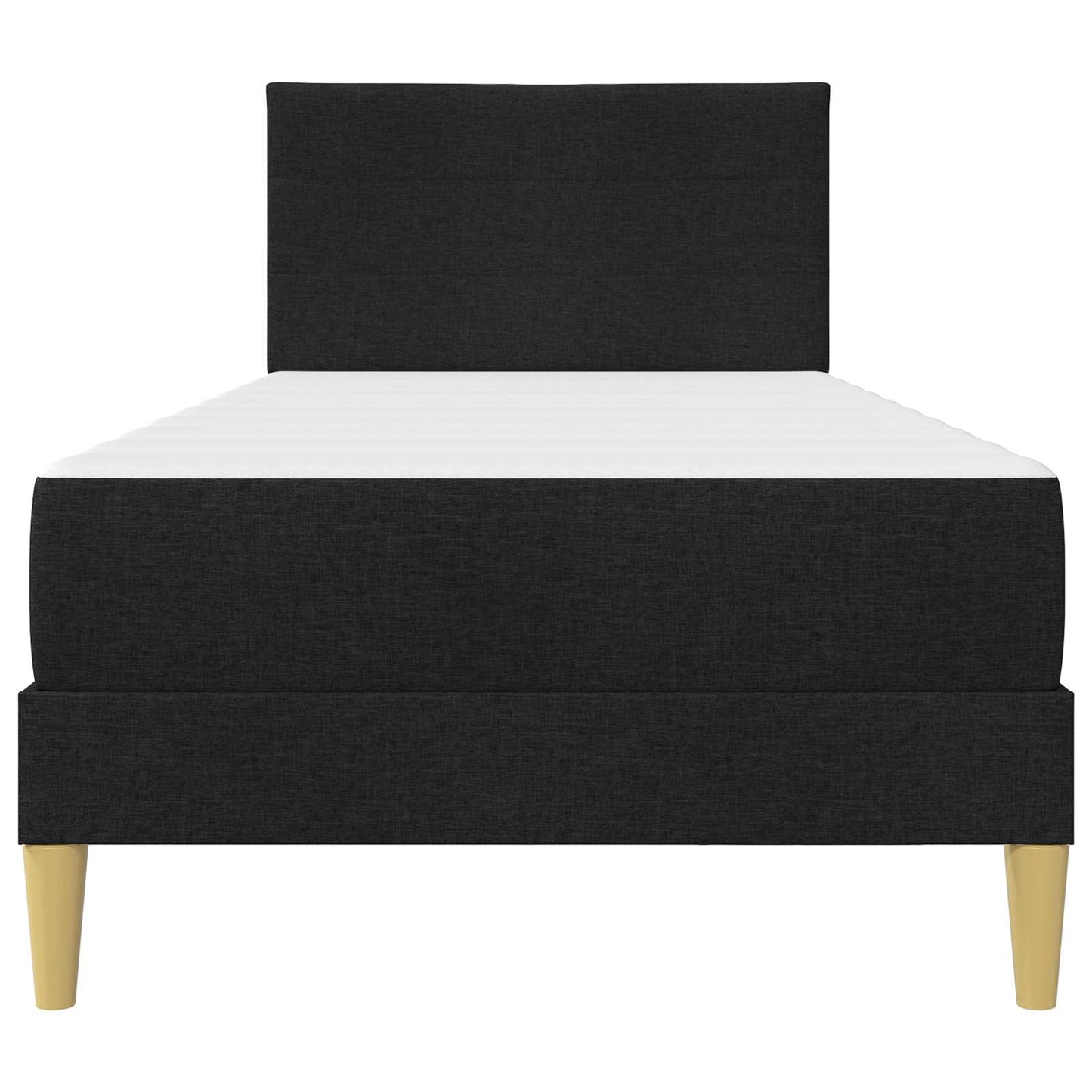 Ágykeret Fekete 90 x 190 cm Poliészter