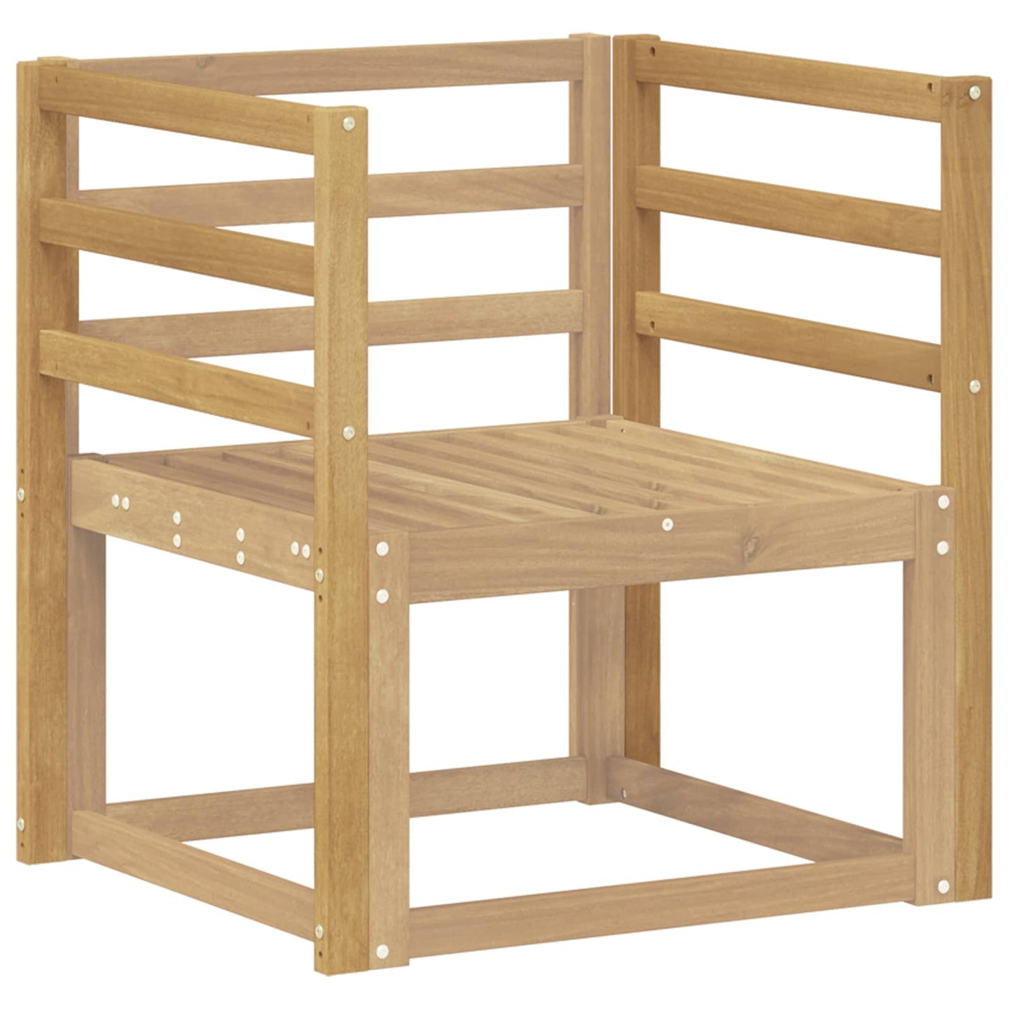 Karfák modul 2 db Fehér 59 x 4 x 73 cm Tömör Akácfa