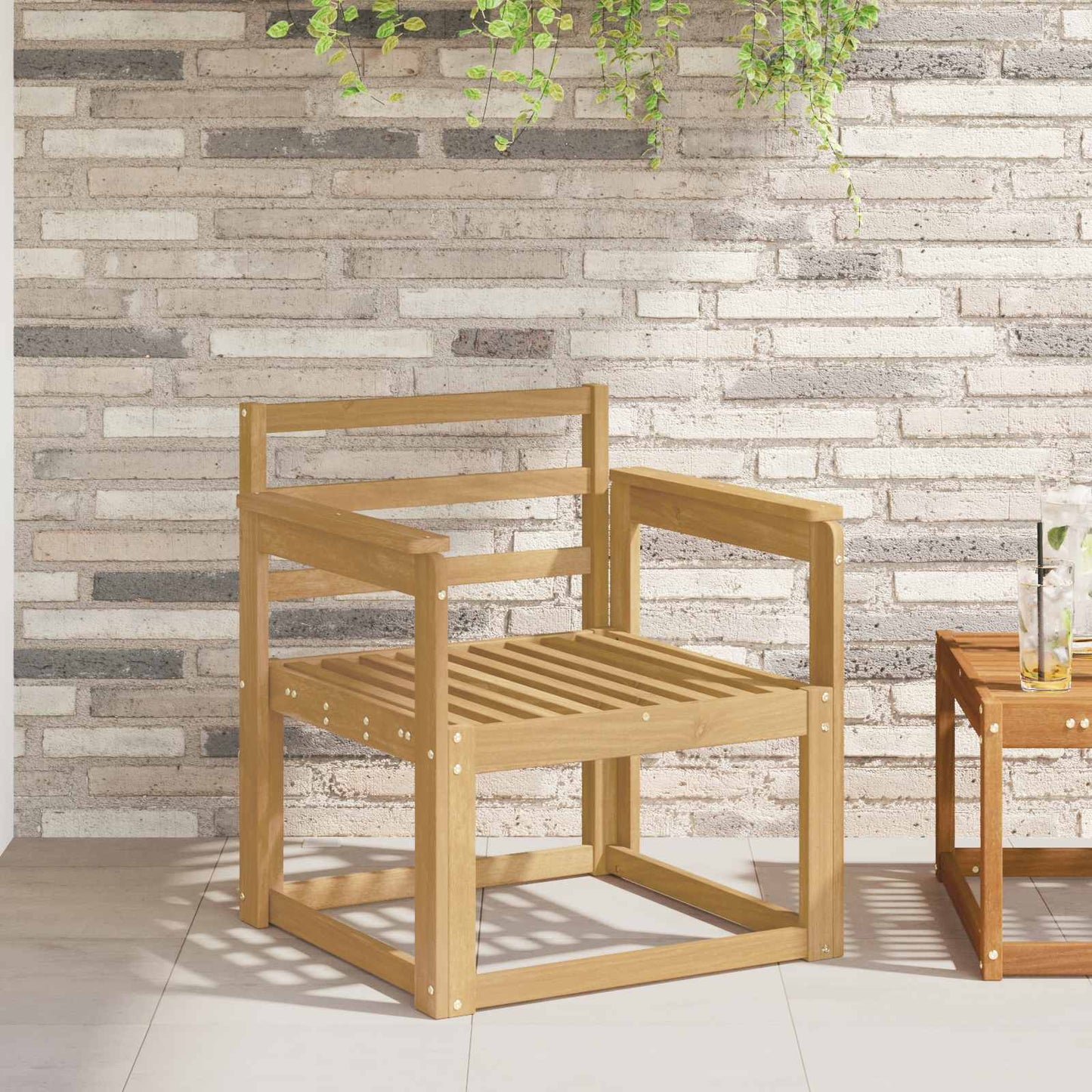 Kartámasz modul 2 db Fehér 59 x 6 x 61 cm Tömör Akácfa