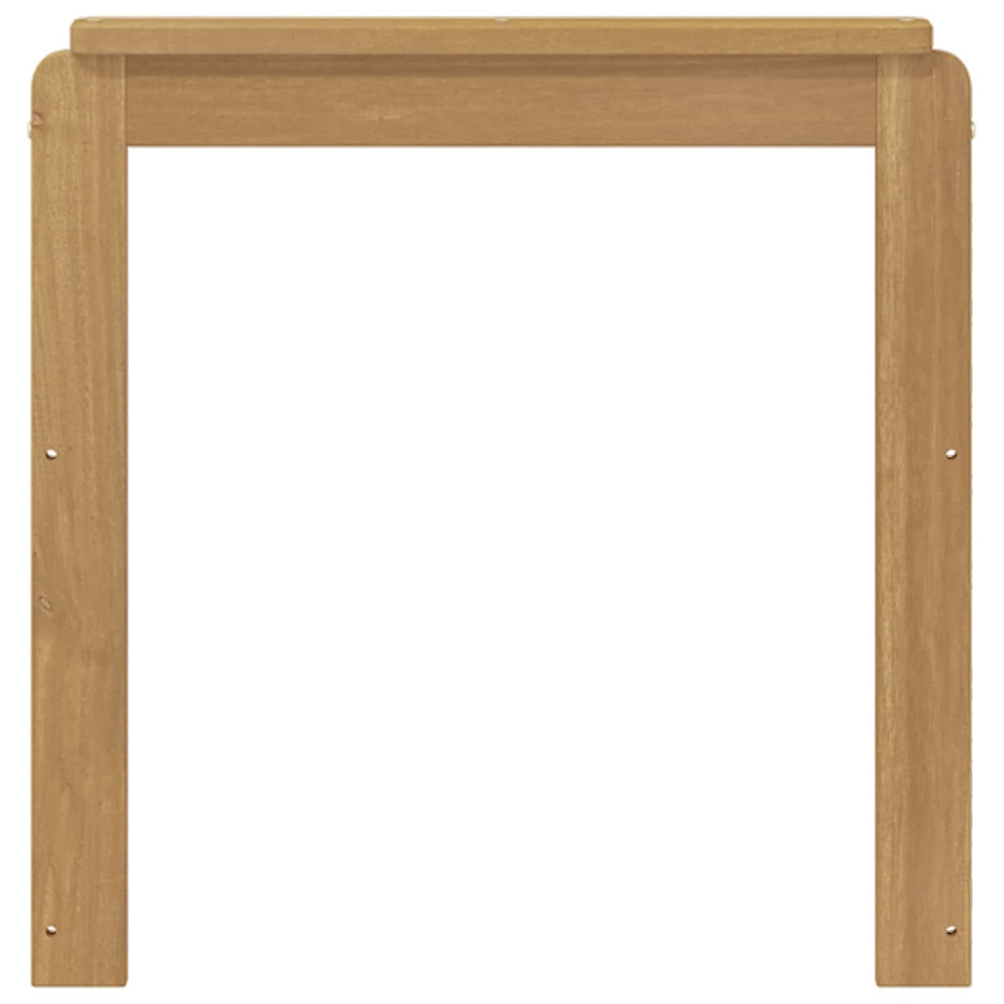 Kartámasz modul 2 db Fehér 59 x 6 x 61 cm Tömör Akácfa