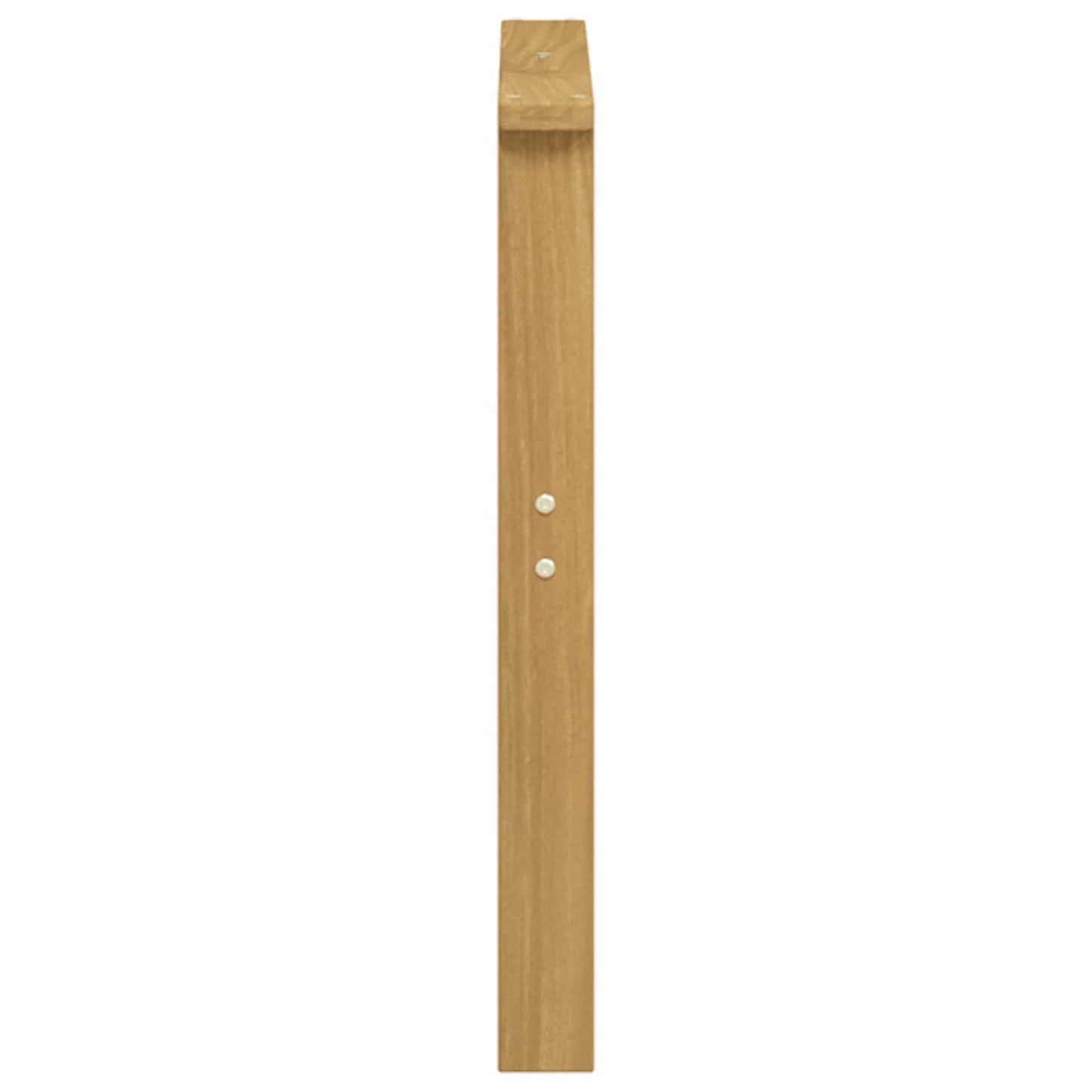 Kartámasz modul 2 db Fehér 60 x 6 x 61 cm Tömör Akácfa