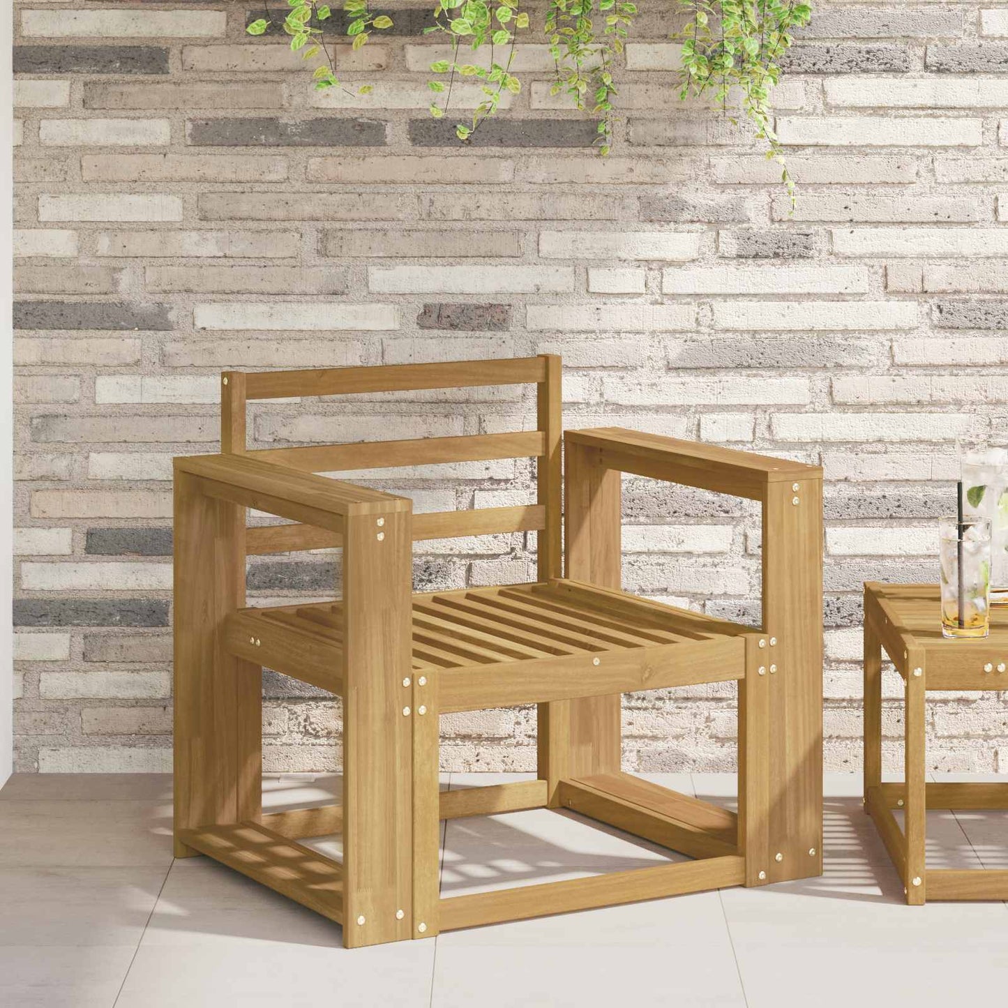 Kartámasz modul 2 db Fehér 58,5 x 10 x 61 cm Tömör Akácfa