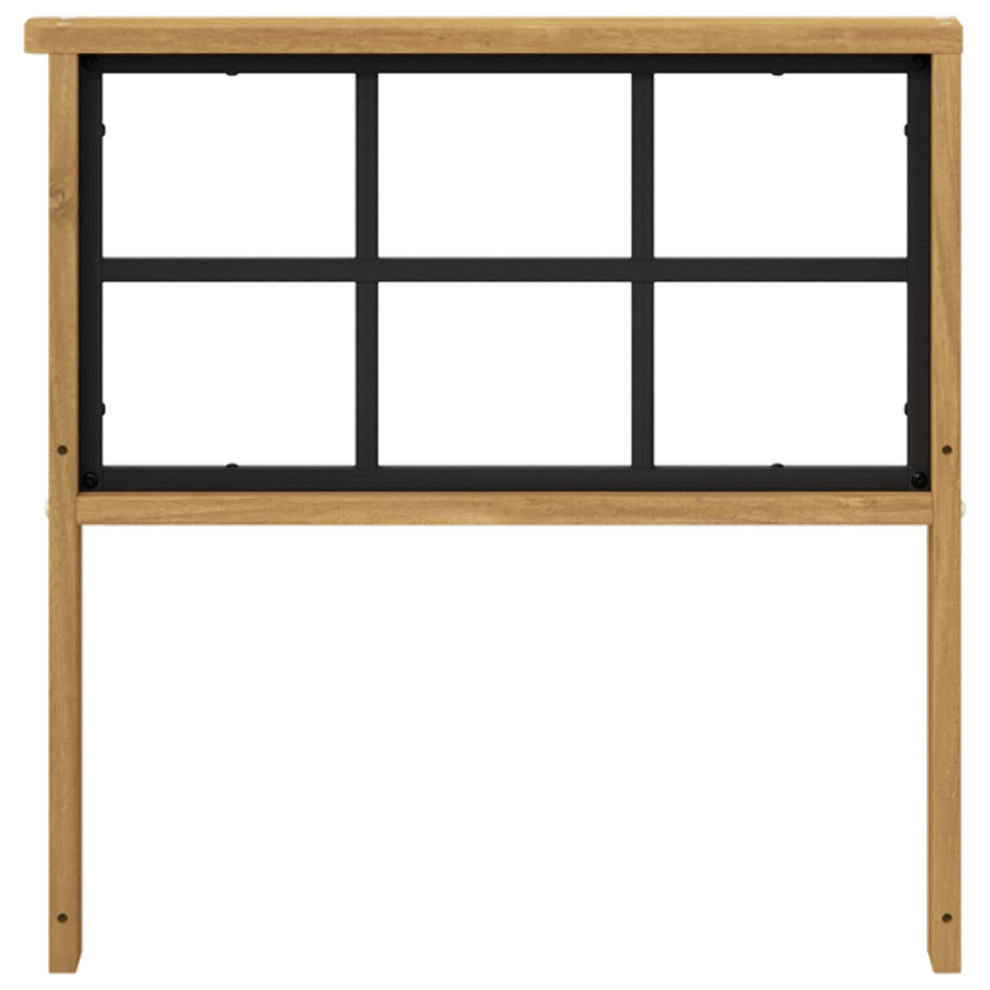 Kartámasz modul 2 db Fehér 60 x 6 x 61 cm Tömör Akácfa