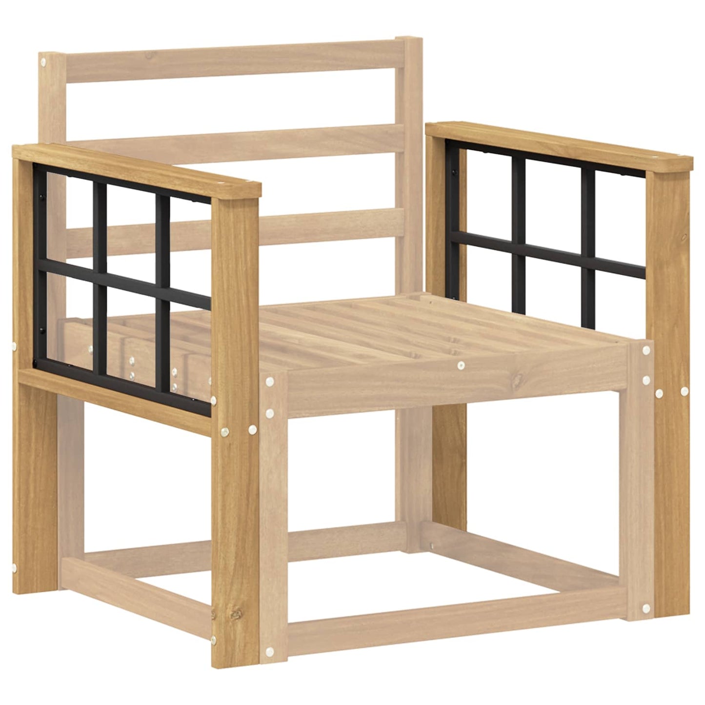 Kartámasz modul 2 db Fehér 60 x 6 x 61 cm Tömör Akácfa