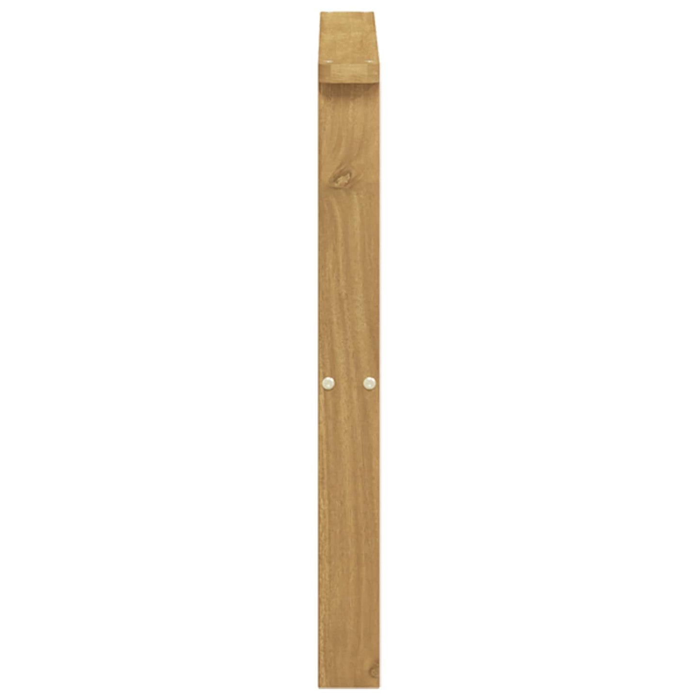 Kartámasz modul 2 db Fehér 60 x 6 x 61 cm Tömör Akácfa