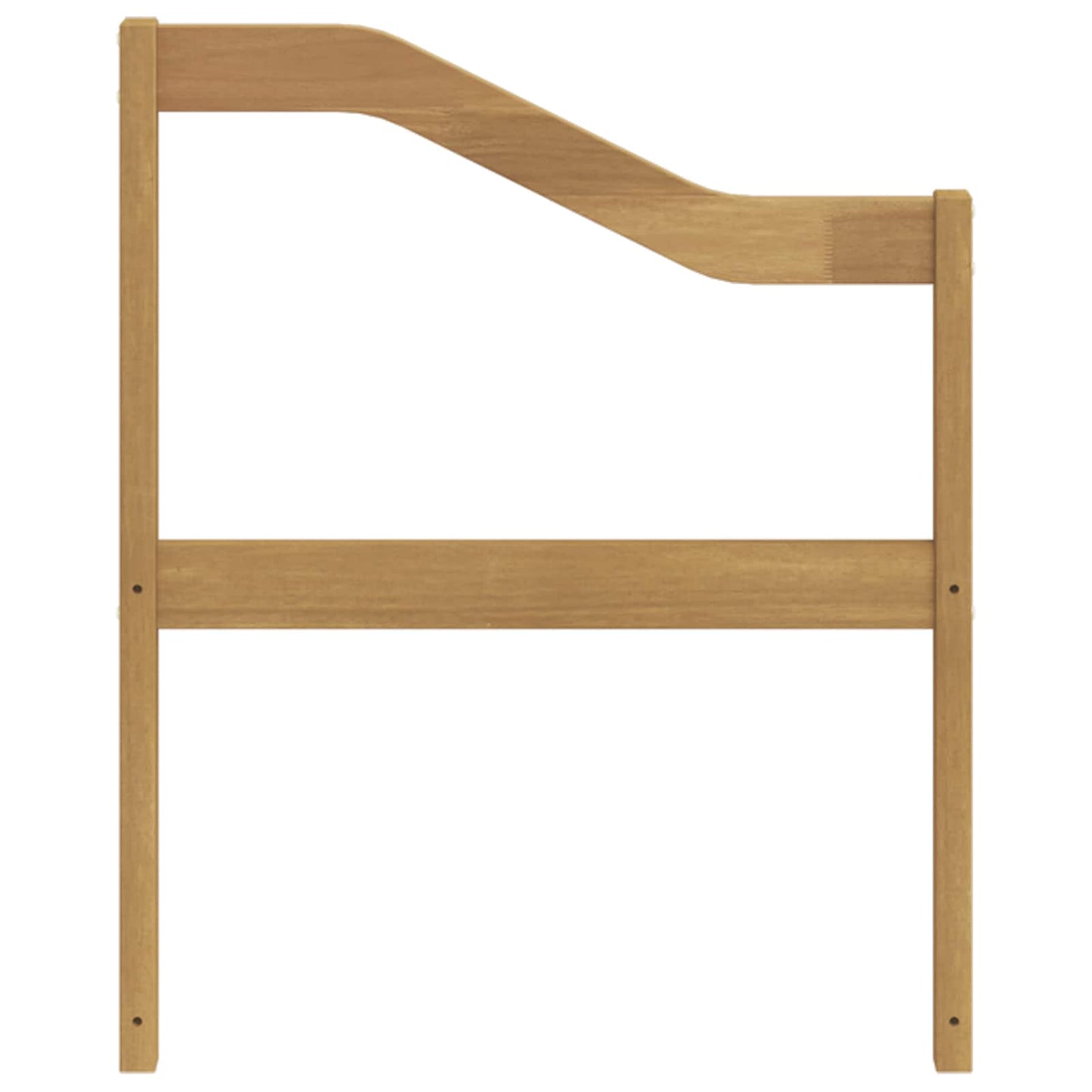 Karfák modul 2 db Fehér 59 x 4 x 73 cm Tömör Akácfa