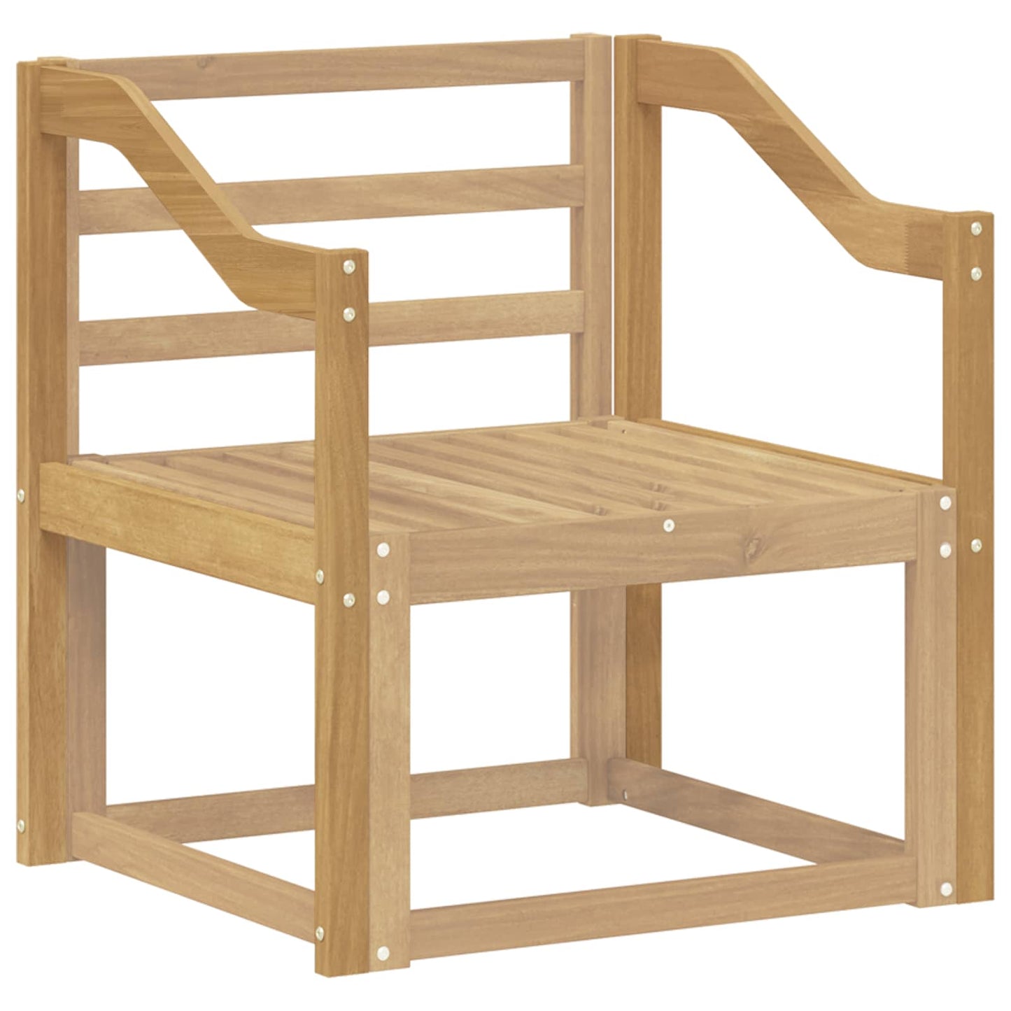 Karfák modul 2 db Fehér 59 x 4 x 73 cm Tömör Akácfa