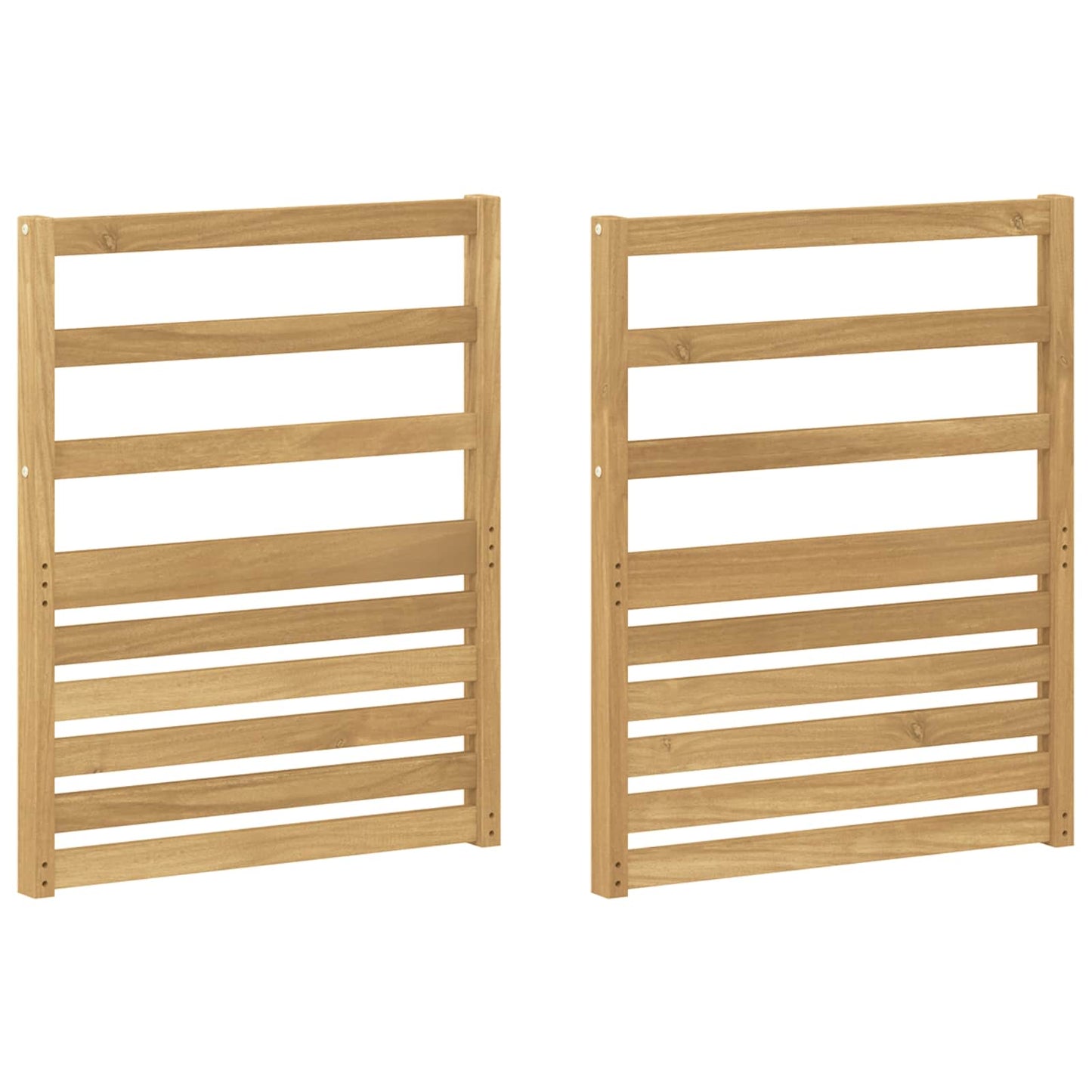Kartámasz modul 2 db Fehér 59 x 4 x 73 cm Tömör Akácfa