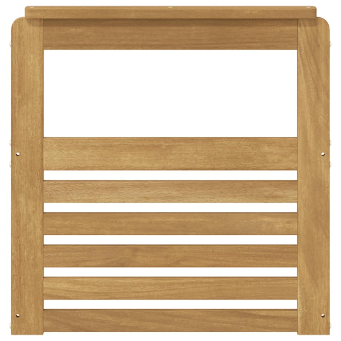 Kartámasz modul 2 db Fehér 59 x 6 x 61 cm Tömör Akácfa