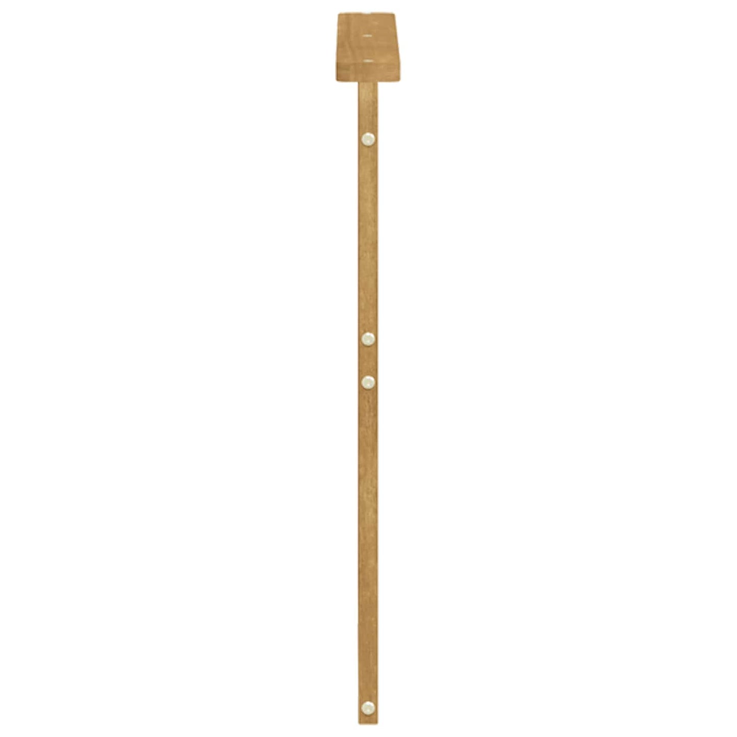Kartámasz modul 2 db Fehér 59 x 6 x 61 cm Tömör Akácfa