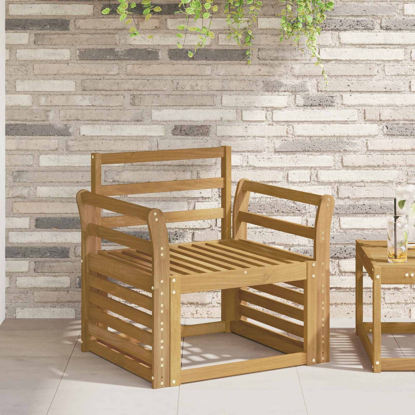 Kartámasz modul 2 db Fehér 58,5 x 8 x 60 cm Tömör Akácfa