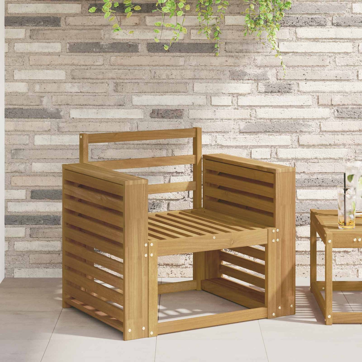 Kartámasz modul 2 db Fehér 58,5 x 10 x 61 cm Tömör Akácfa