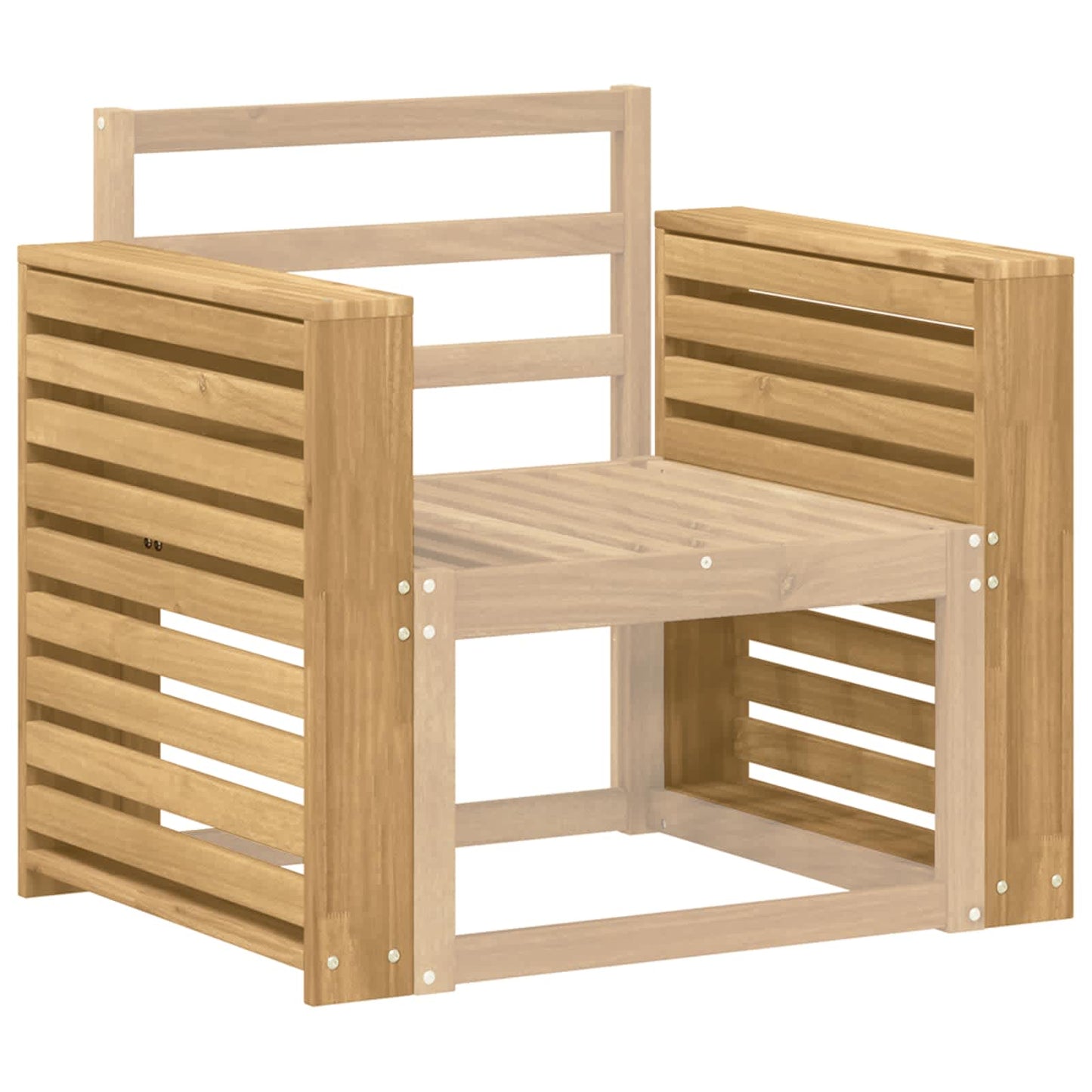 Kartámasz modul 2 db Fehér 58,5 x 10 x 61 cm Tömör Akácfa