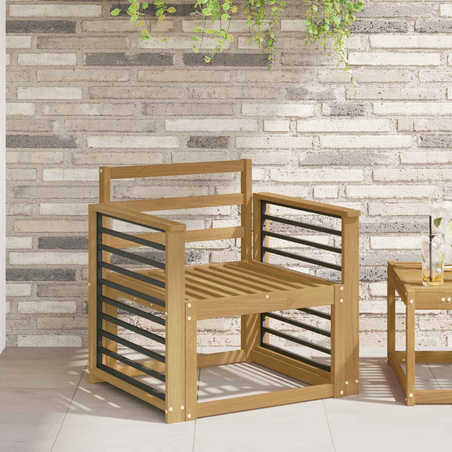 Kartámasz modul 2 db Fehér 60 x 6 x 61 cm Tömör Akácfa