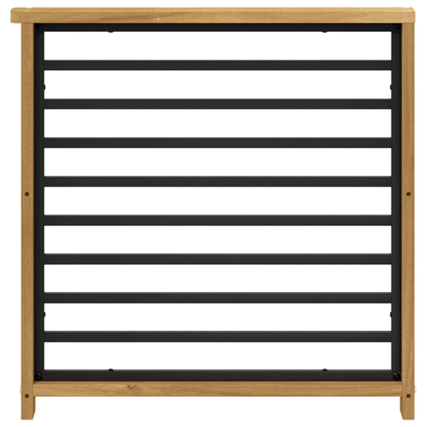 Kartámasz modul 2 db Fehér 60 x 6 x 61 cm Tömör Akácfa