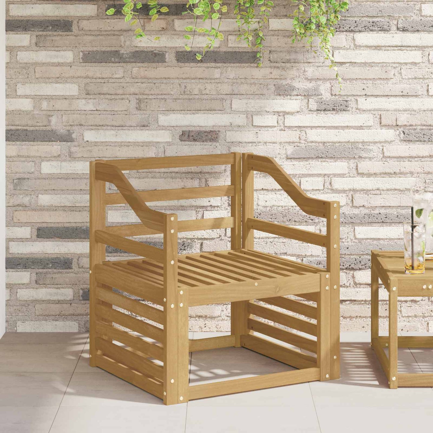 Kartámasz modul 2 db Fehér 59 x 4 x 73 cm Tömör Akácfa