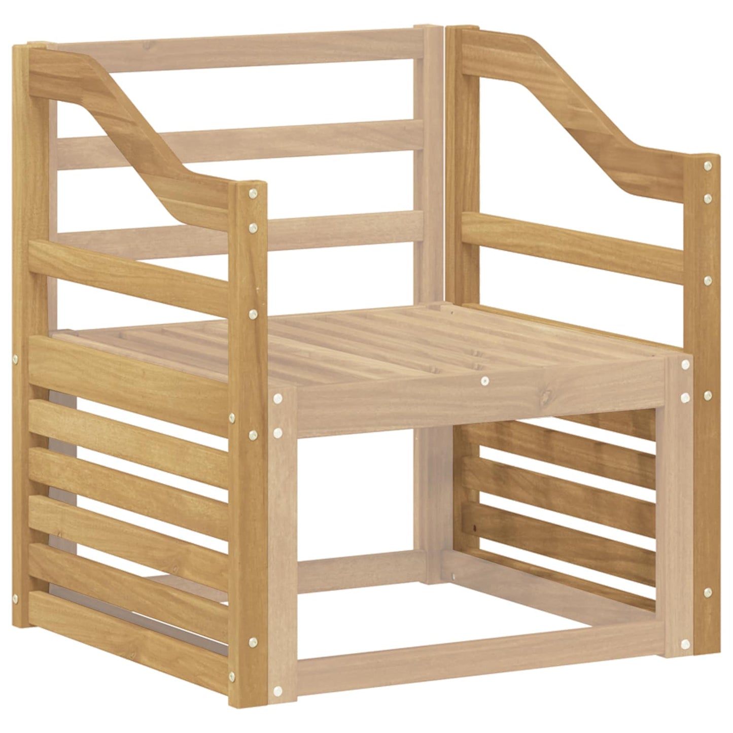 Kartámasz modul 2 db Fehér 59 x 4 x 73 cm Tömör Akácfa