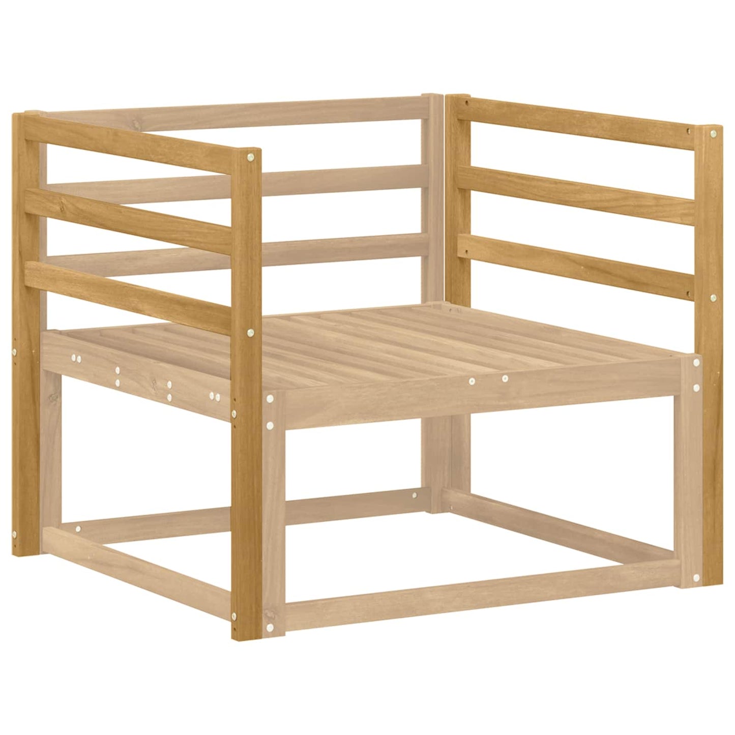 Kartámasz modul 2 db Fehér 79 x 4 x 73 cm Tömör Akácfa