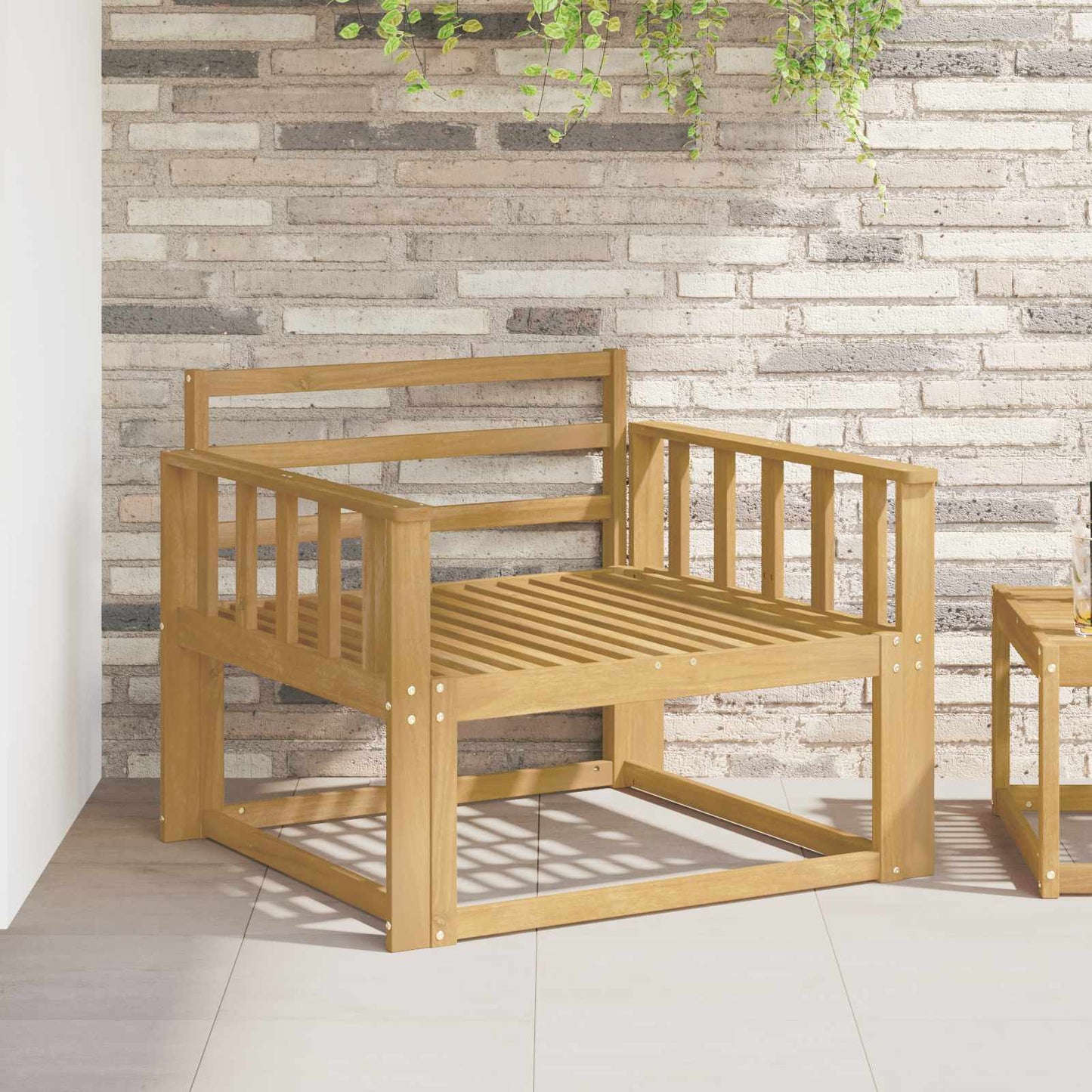 Karfa modul 2 db Fehér 80 x 6 x 61 cm Tömör Akácfa