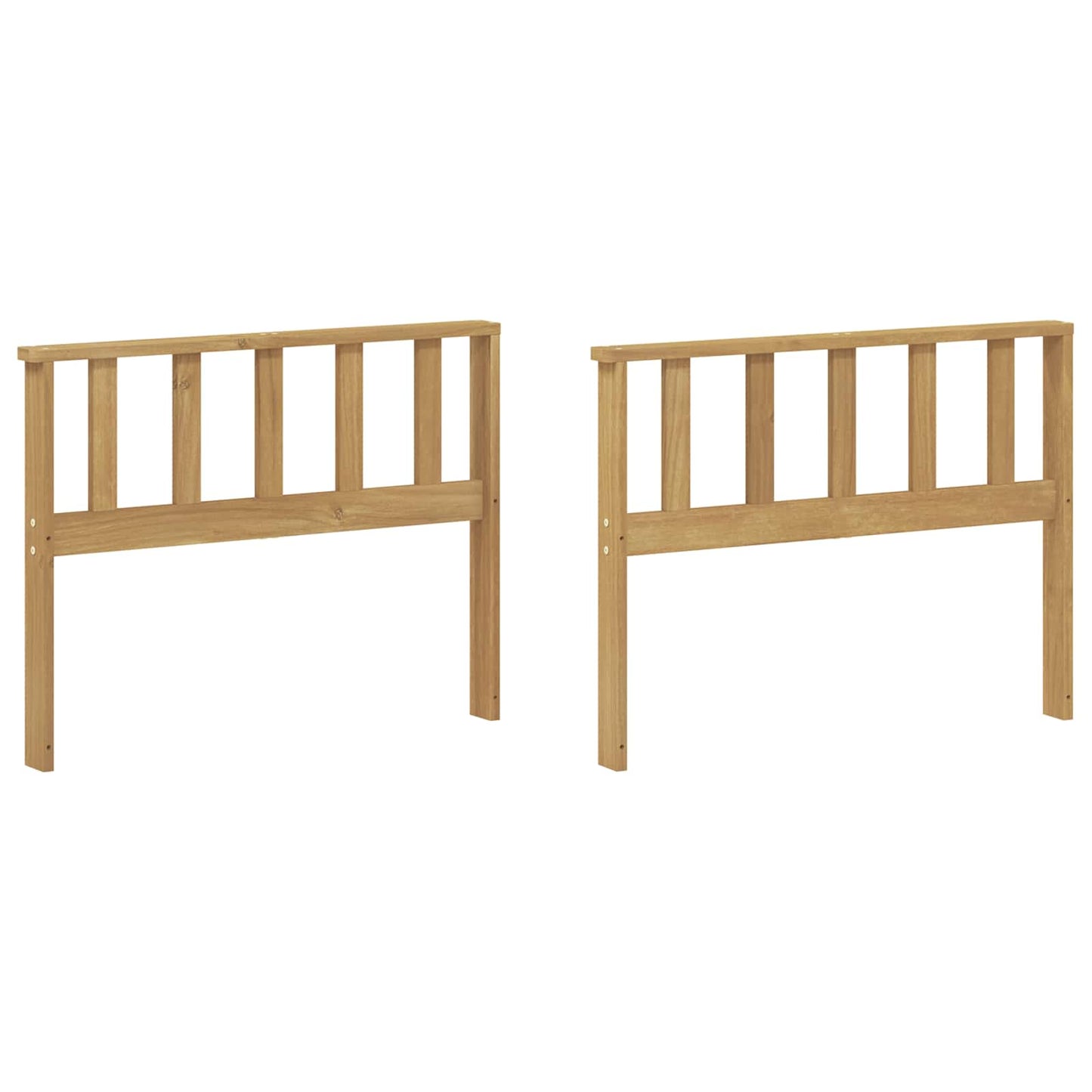 Karfa modul 2 db Fehér 80 x 6 x 61 cm Tömör Akácfa