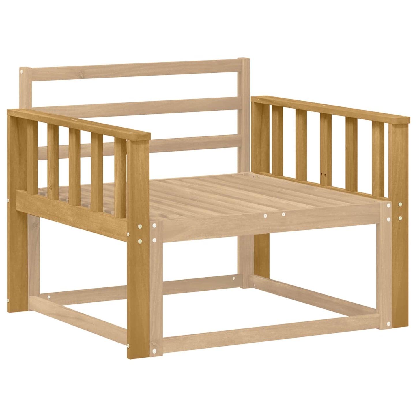 Karfa modul 2 db Fehér 80 x 6 x 61 cm Tömör Akácfa