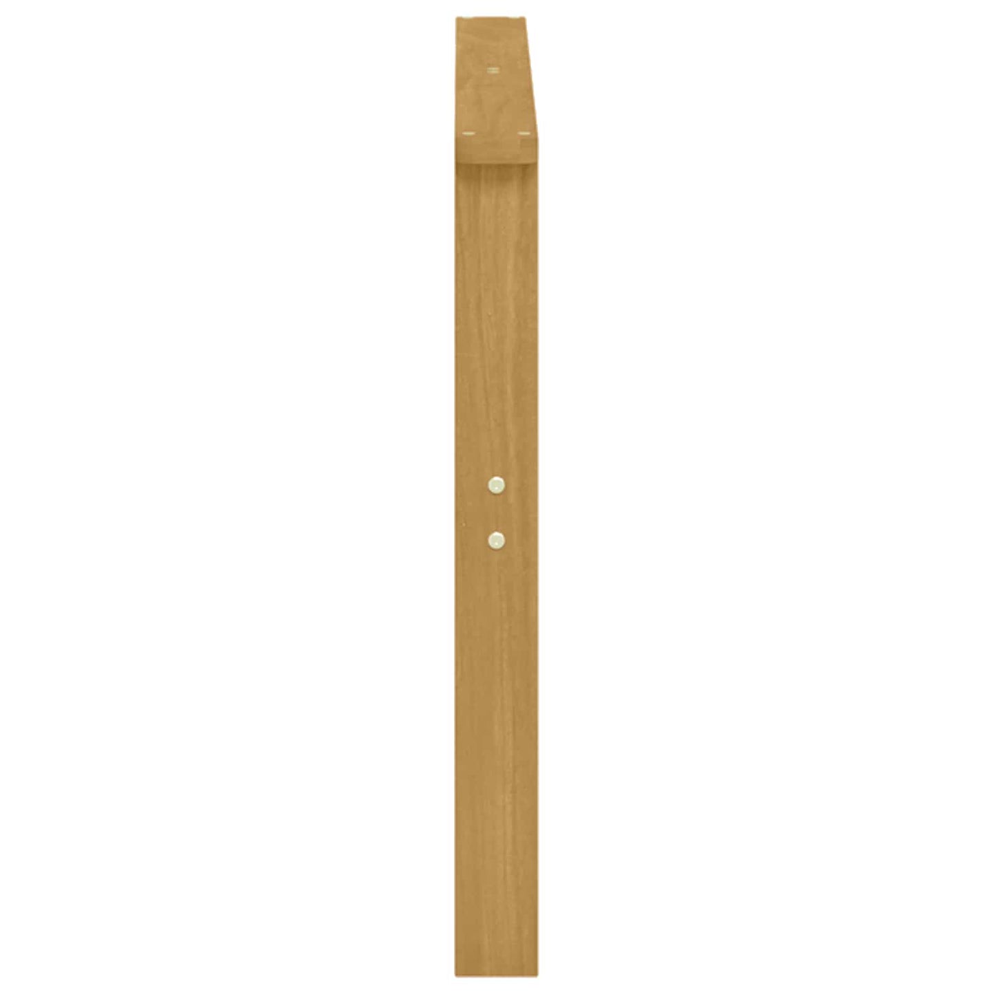 Karfa modul 2 db Fehér 80 x 6 x 61 cm Tömör Akácfa