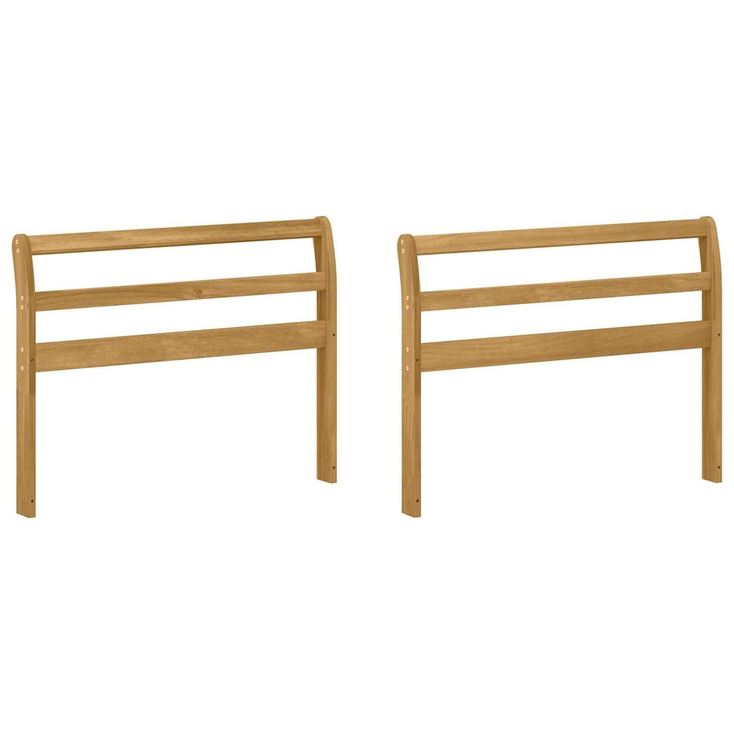 Kartámasz modul 2 db Fehér 78,5 x 8,5 x 60 cm Tömör Akácfa