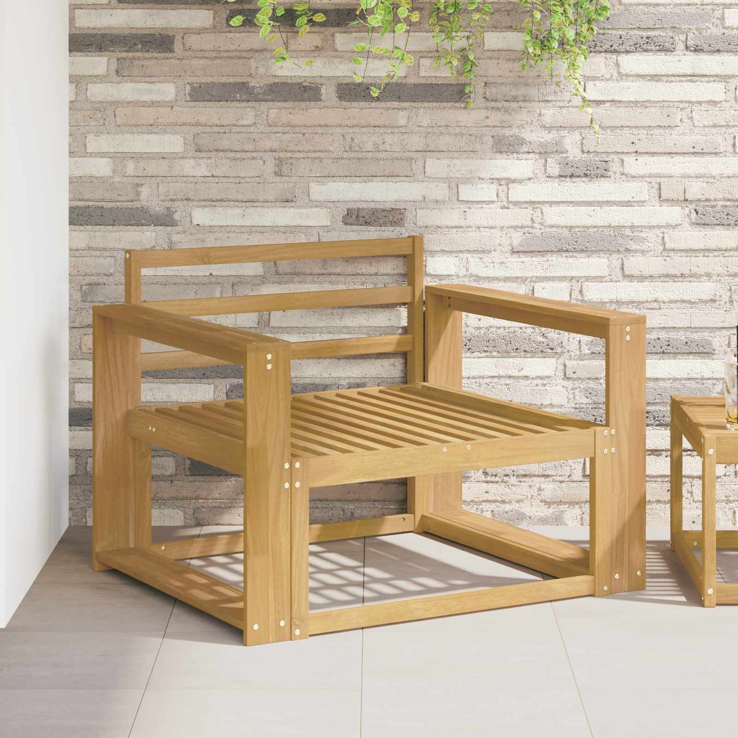Karfa Modul 2 db Fehér 78,5 x 10 x 61 cm Tömör Akácfa