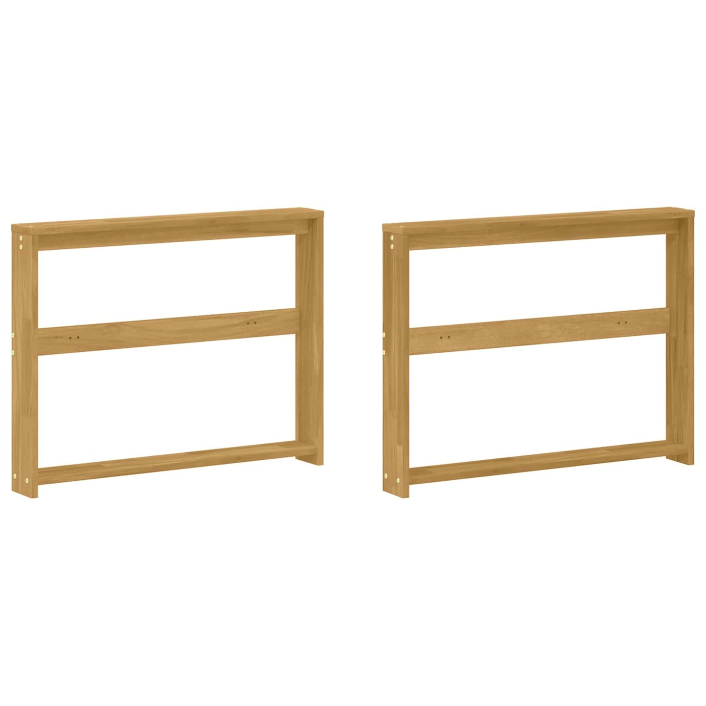 Karfa Modul 2 db Fehér 78,5 x 10 x 61 cm Tömör Akácfa