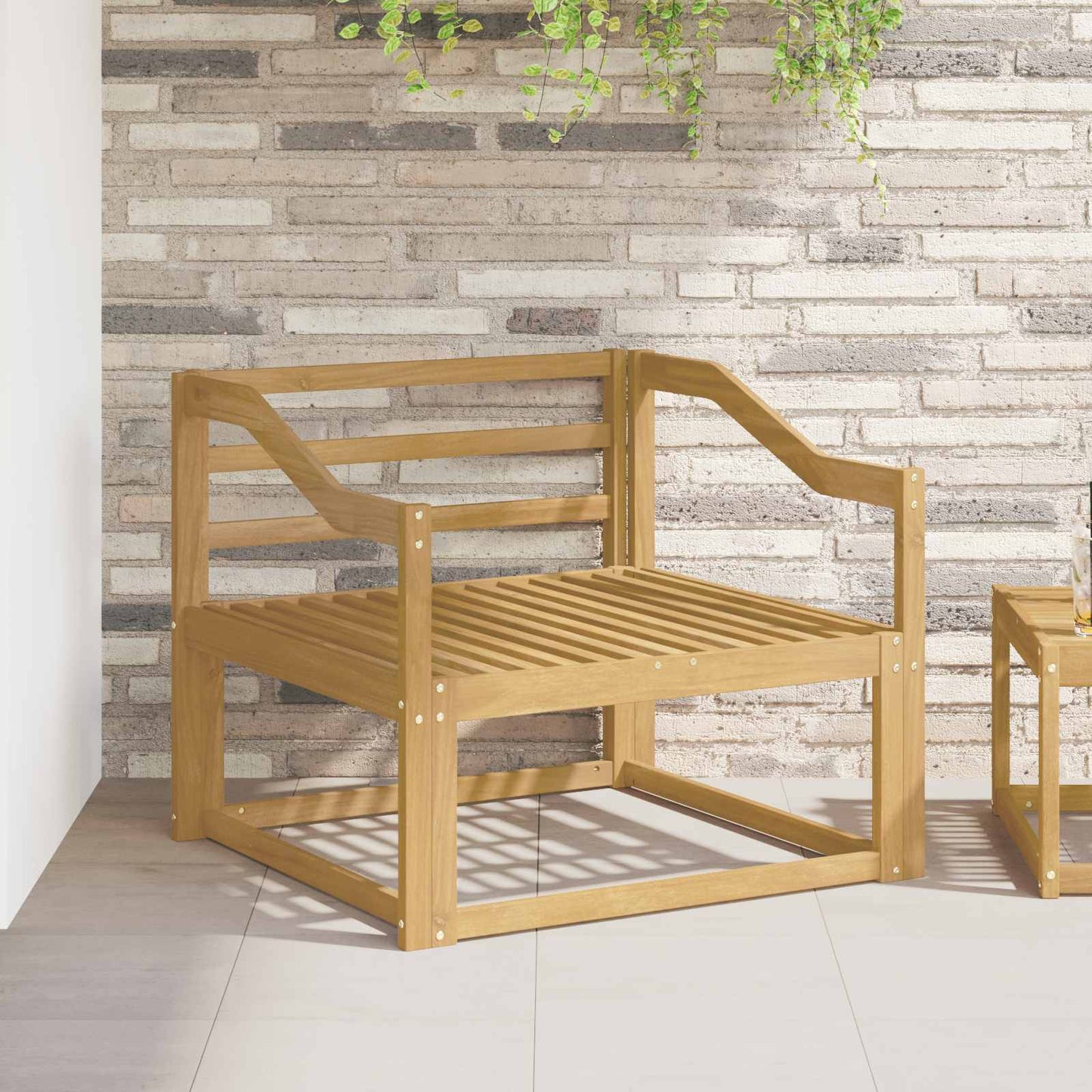 Kartámasz modul 2 db Fehér 79 x 4 x 73 cm Tömör Akácfa