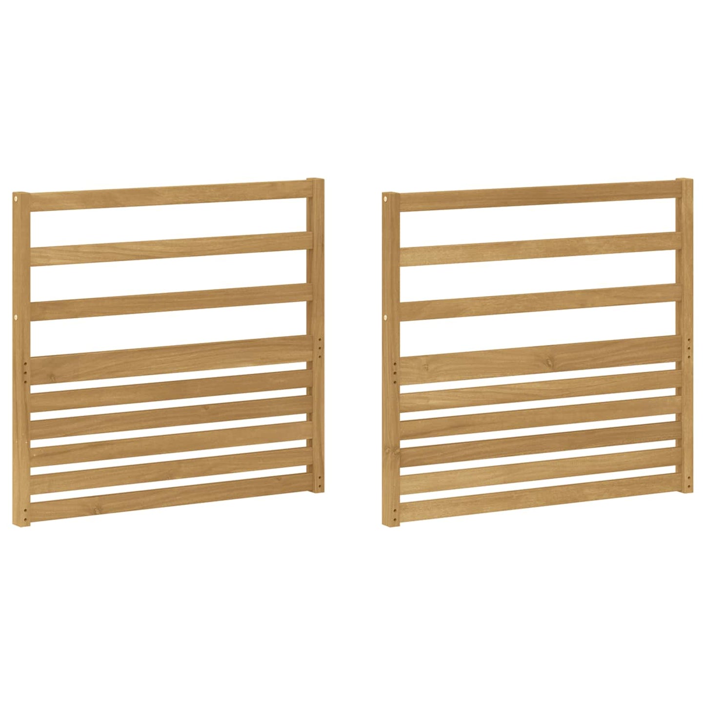Karfa Modul 2 db Fehér 79 x 4 x 73 cm Tömör Akácfa