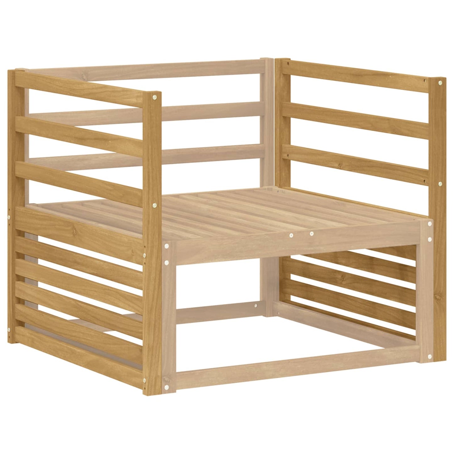 Karfa Modul 2 db Fehér 79 x 4 x 73 cm Tömör Akácfa