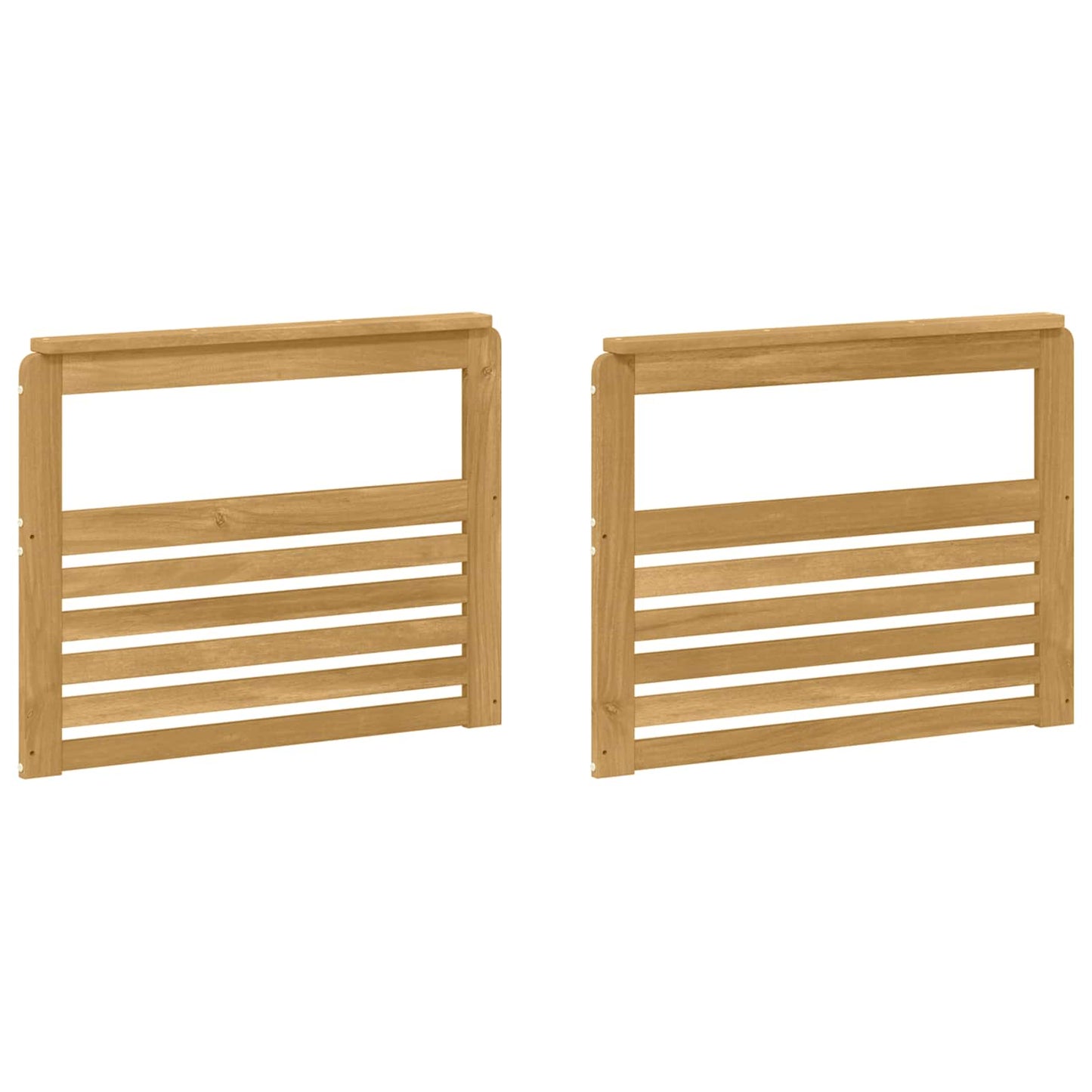 Kartámasz modul 2 db Fehér 79 x 6 x 61 cm Tömör Akácfa