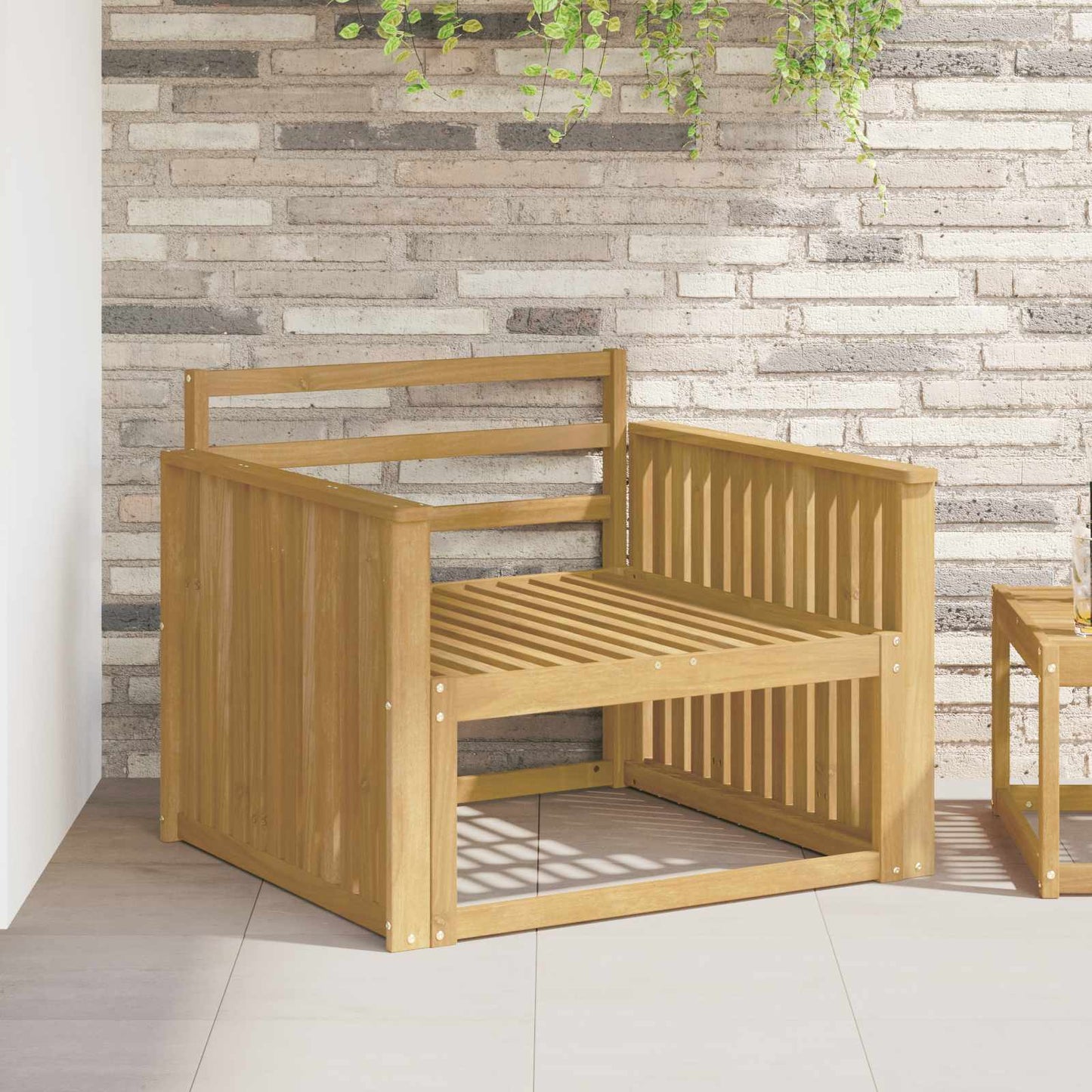 Kartámasz modul 2 db Fehér 80 x 6 x 61 cm Tömör Akácfa