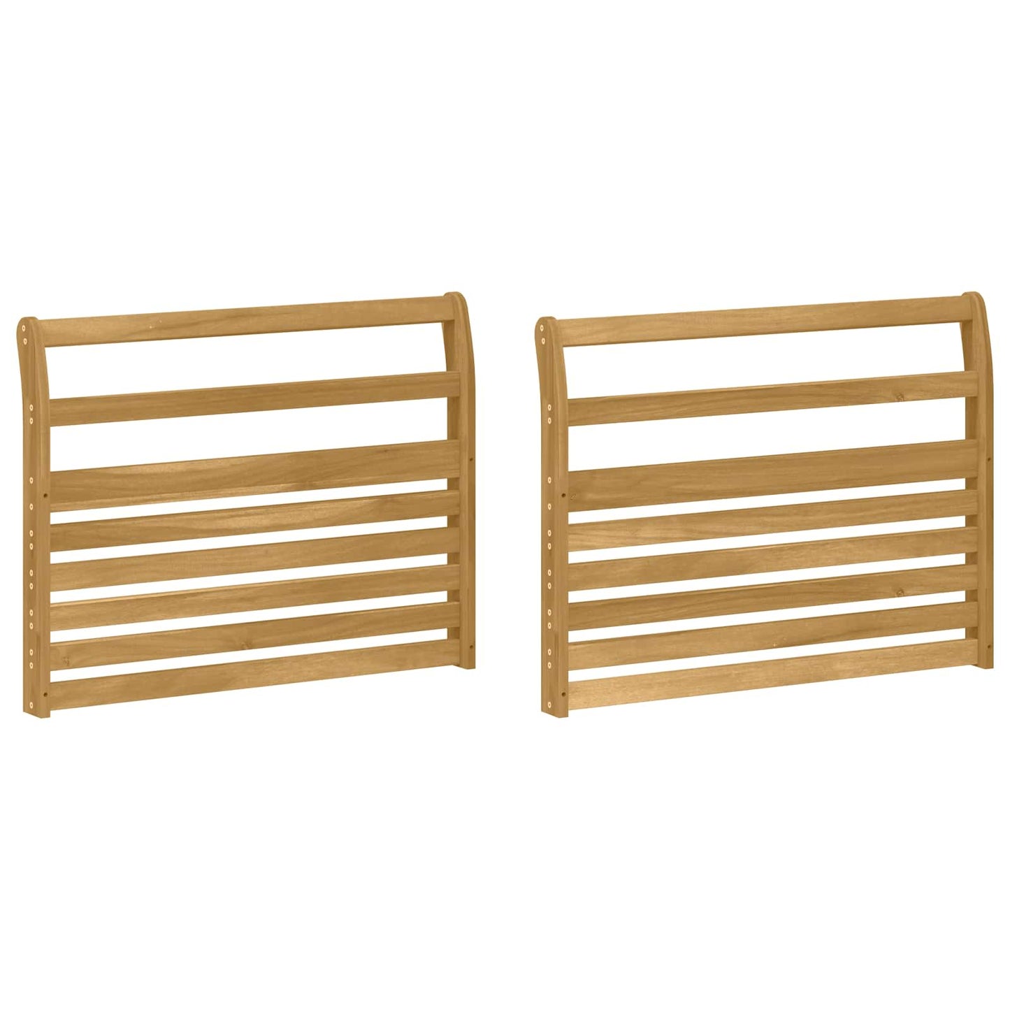 Kartámasz modul 2 db Fehér 78,5 x 8,5 x 60 cm Tömör Akácfa