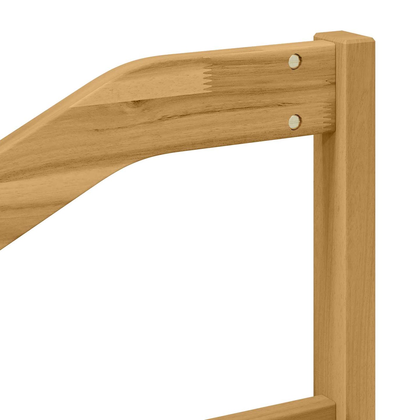 Könyöklő modul 2 db Fehér 79 x 4 x 73 cm Tömör Akácfa