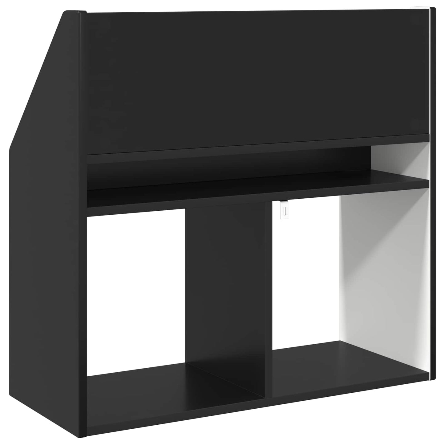 Gyerek Könyvespolc Fekete 72,5 x 29,5 x 69 cm Szerelt Fa