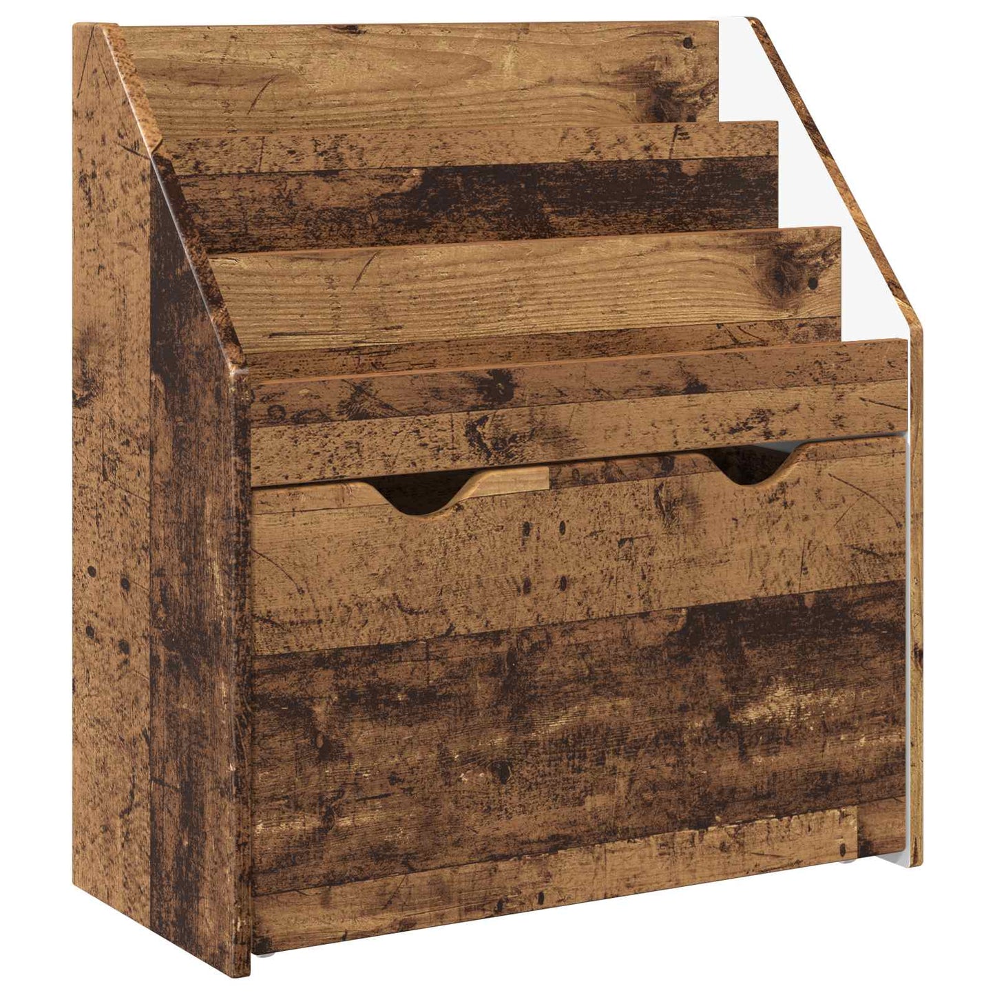 Gyerek Könyvespolc fiókkal Öreg fa 60 x 29,5 x 69 cm Szerelt Fa