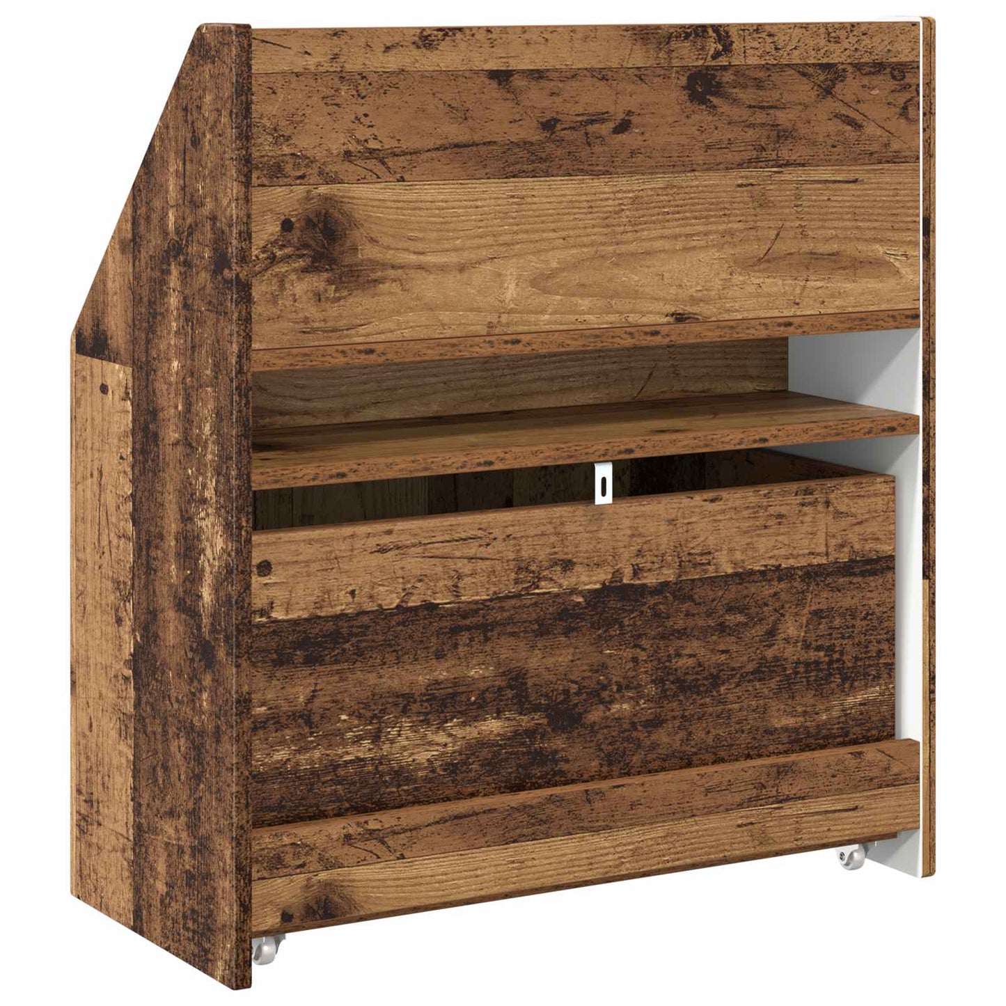 Gyerek Könyvespolc fiókkal Öreg fa 60 x 29,5 x 69 cm Szerelt Fa