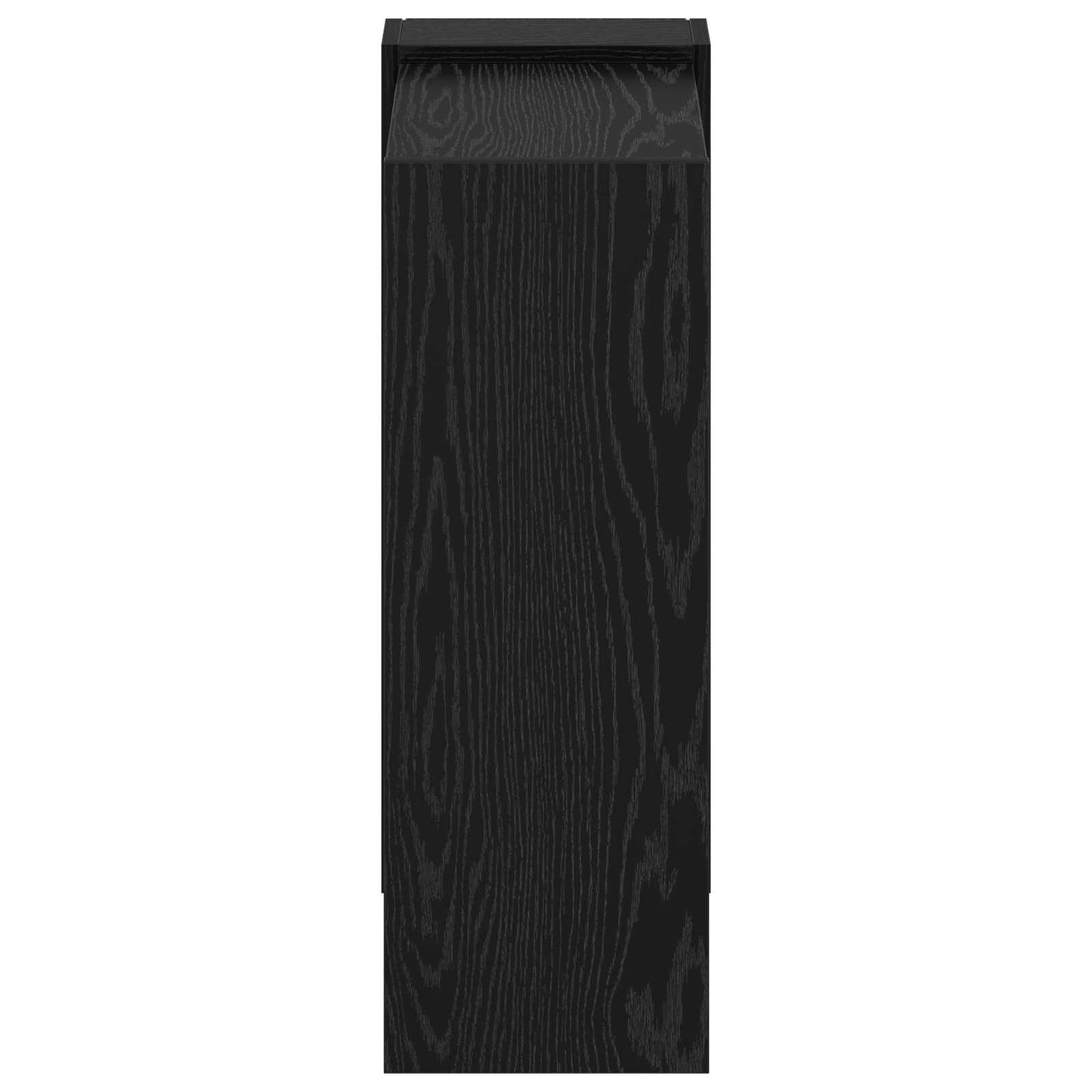 Könyvespolc 2 szintes 52 x 25 x 71,5 cm Szerelt Fa Fekete tölgy