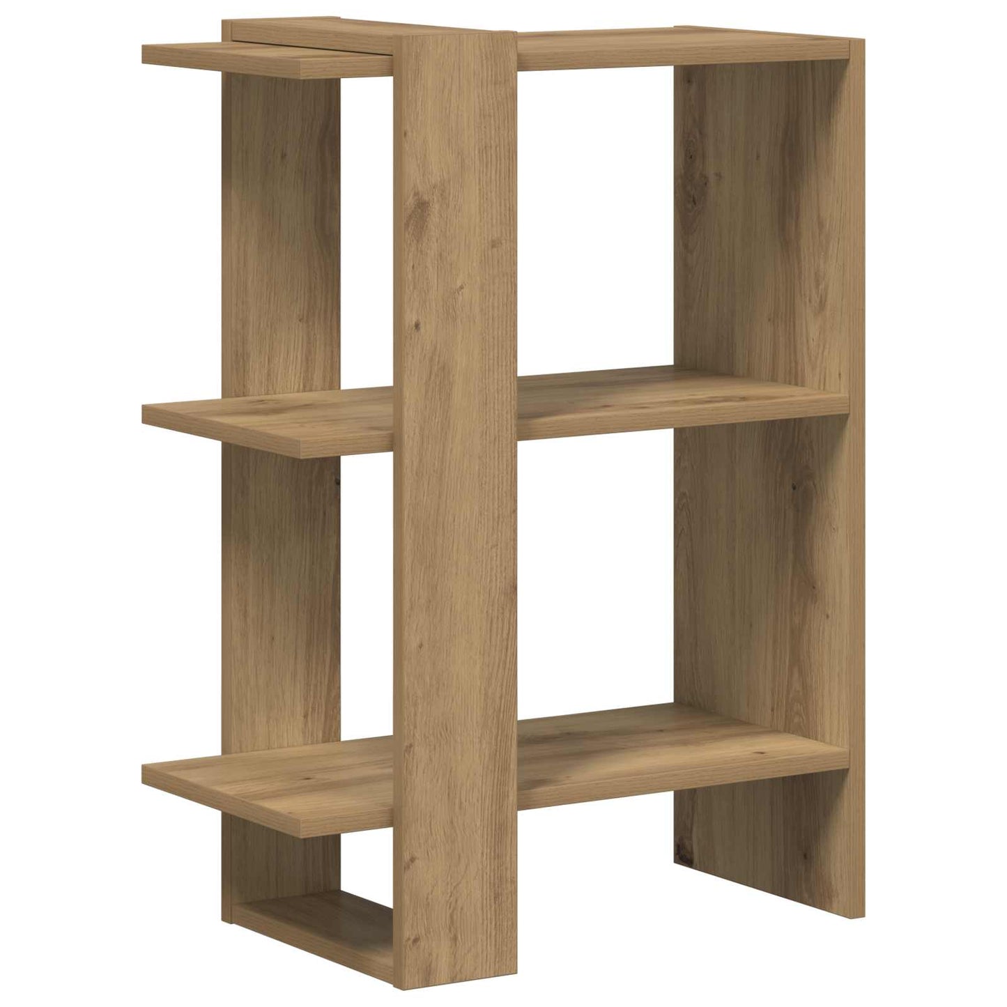 Könyvespolc 2 szintes 52 x 25 x 71,5 cm Faanyag Artisan tölgy