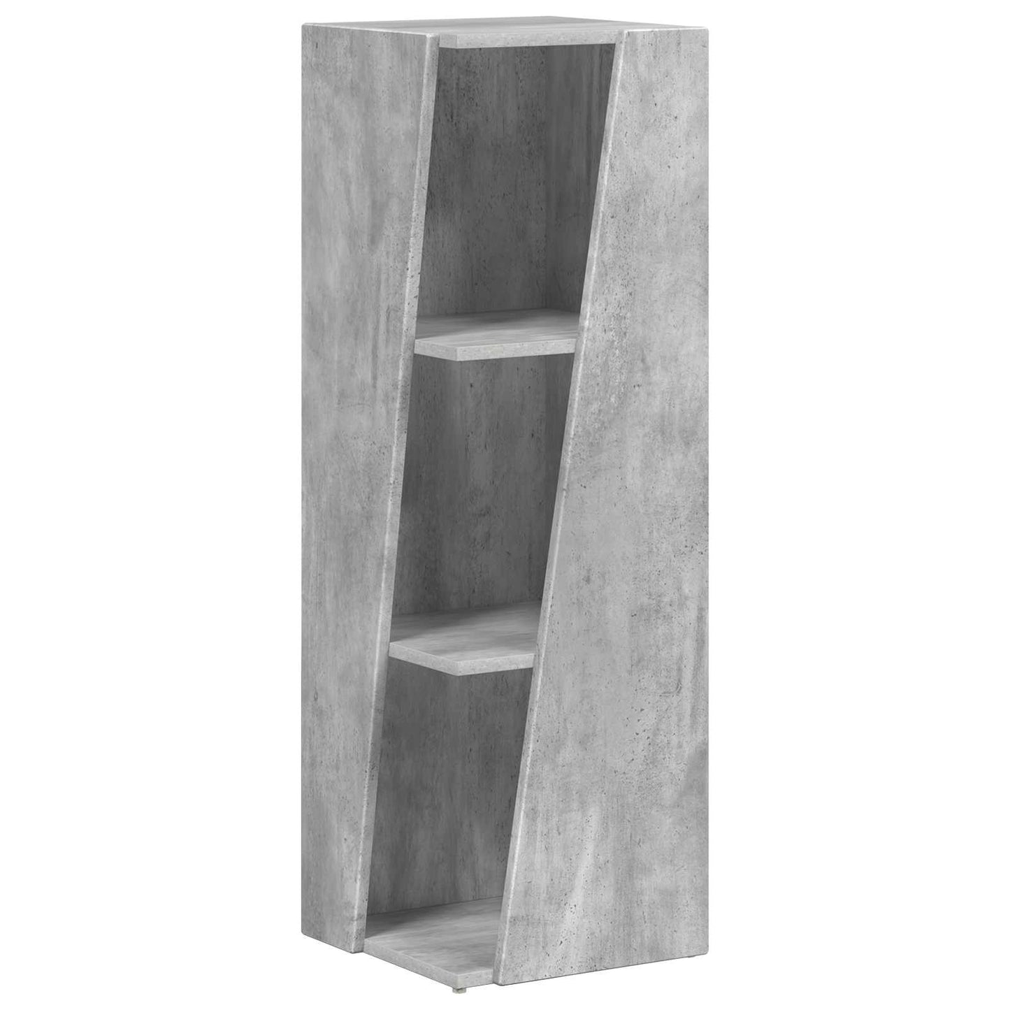 Oldalsó polc 33 x 32 x 100,5 cm Szerelt Fa Beton Szürke