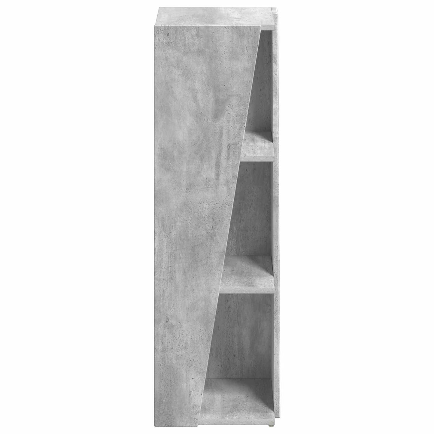 Oldalsó polc 33 x 32 x 100,5 cm Szerelt Fa Beton Szürke