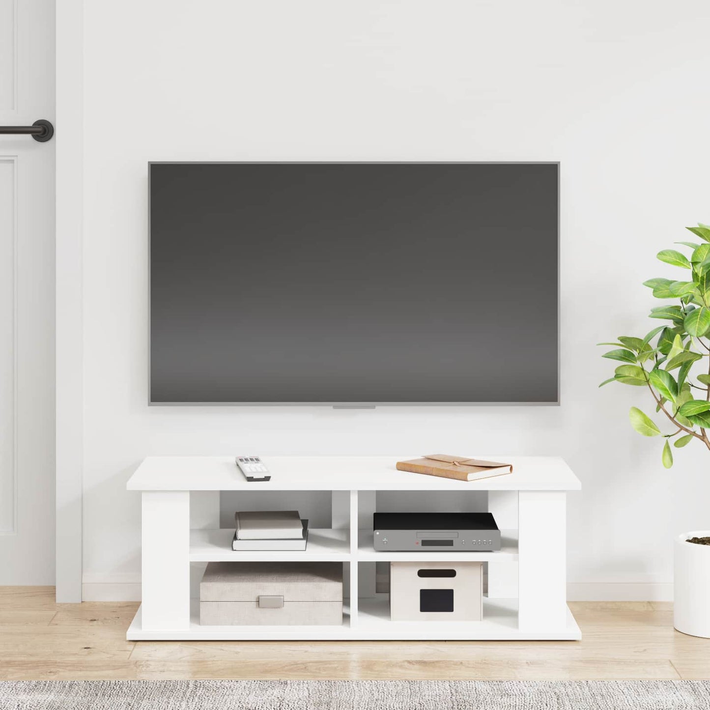 TV állvány Fehér 96 x 35 x 33,5 cm