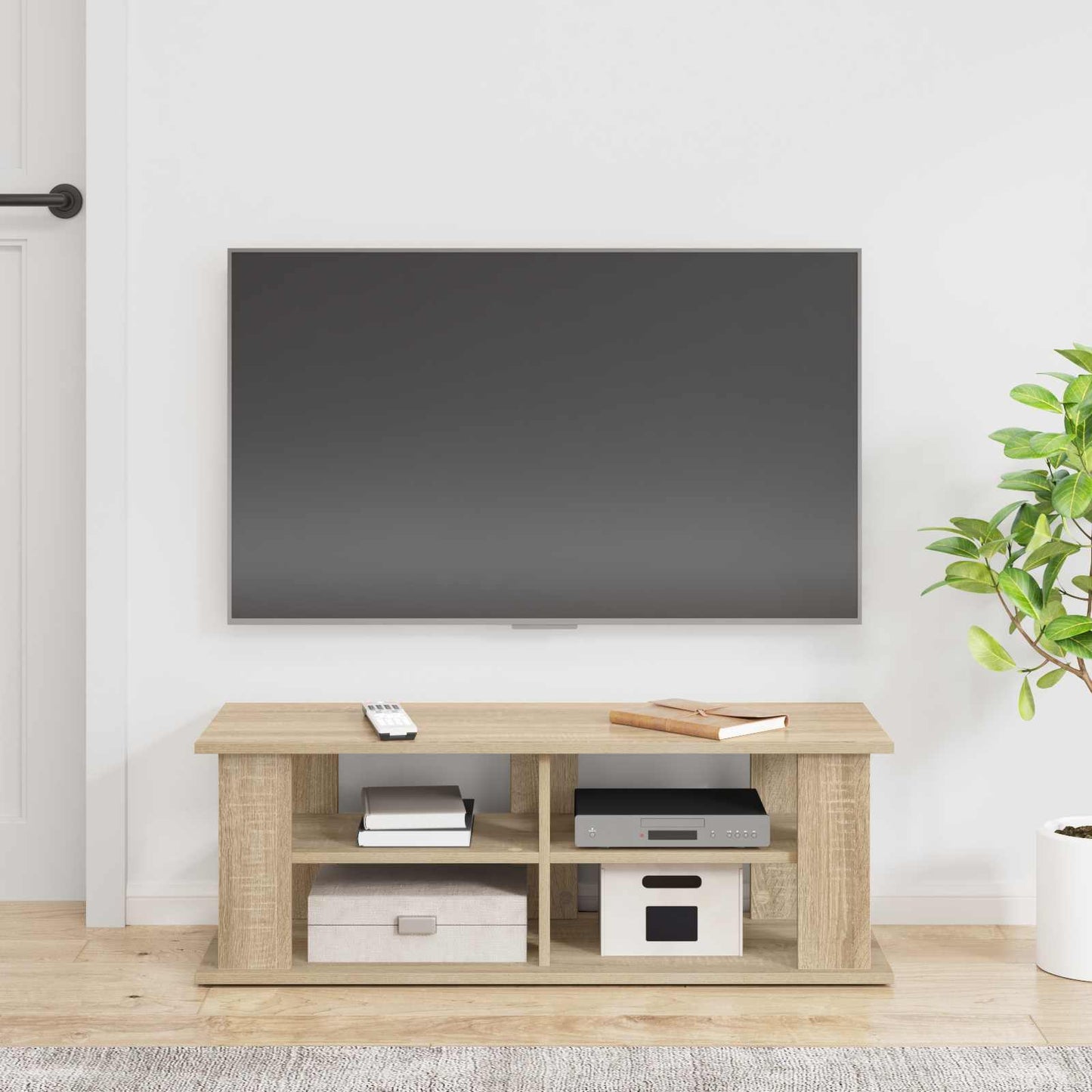 TV állvány Sonoma tölgy 96 x 35 x 33,5 cm